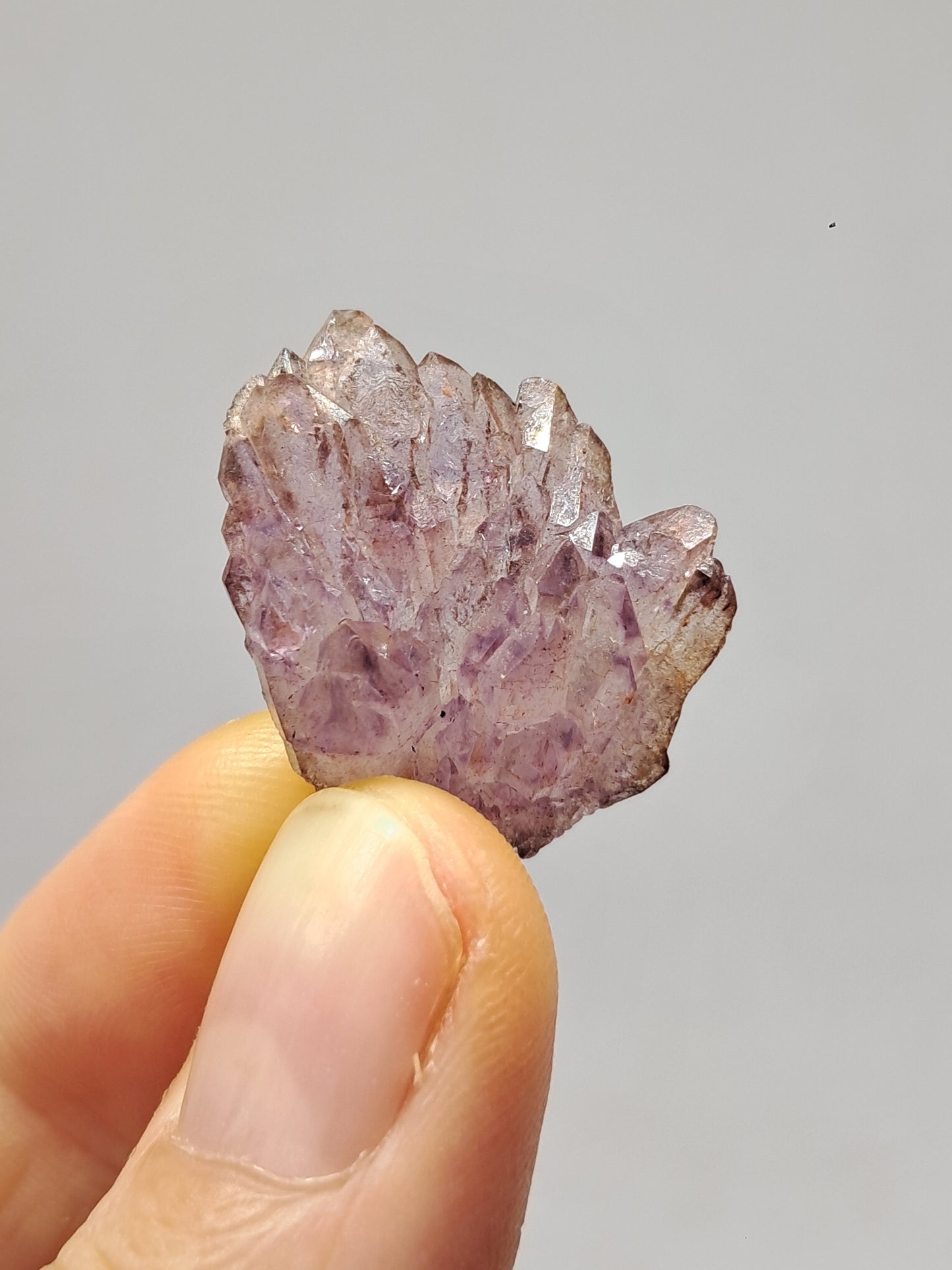 Cúmulo de Amatista en Cetro con inclusiones "Super Seven" (Karur) | Piedra Natural | Ejemplar Mineral n.° KA92