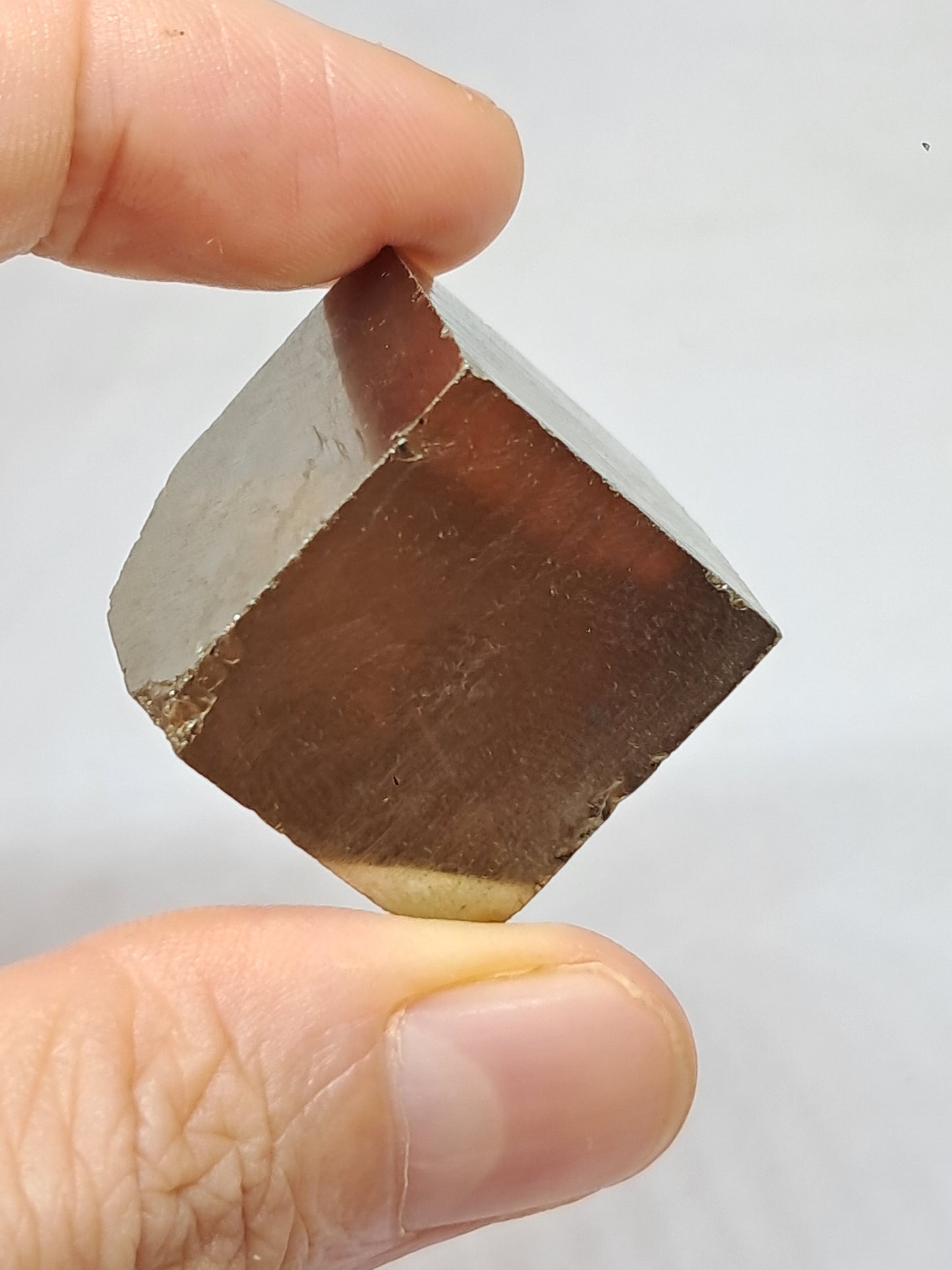 Pirita en bruto (España), cristal natural | Calidad de coleccionista n.° PR18