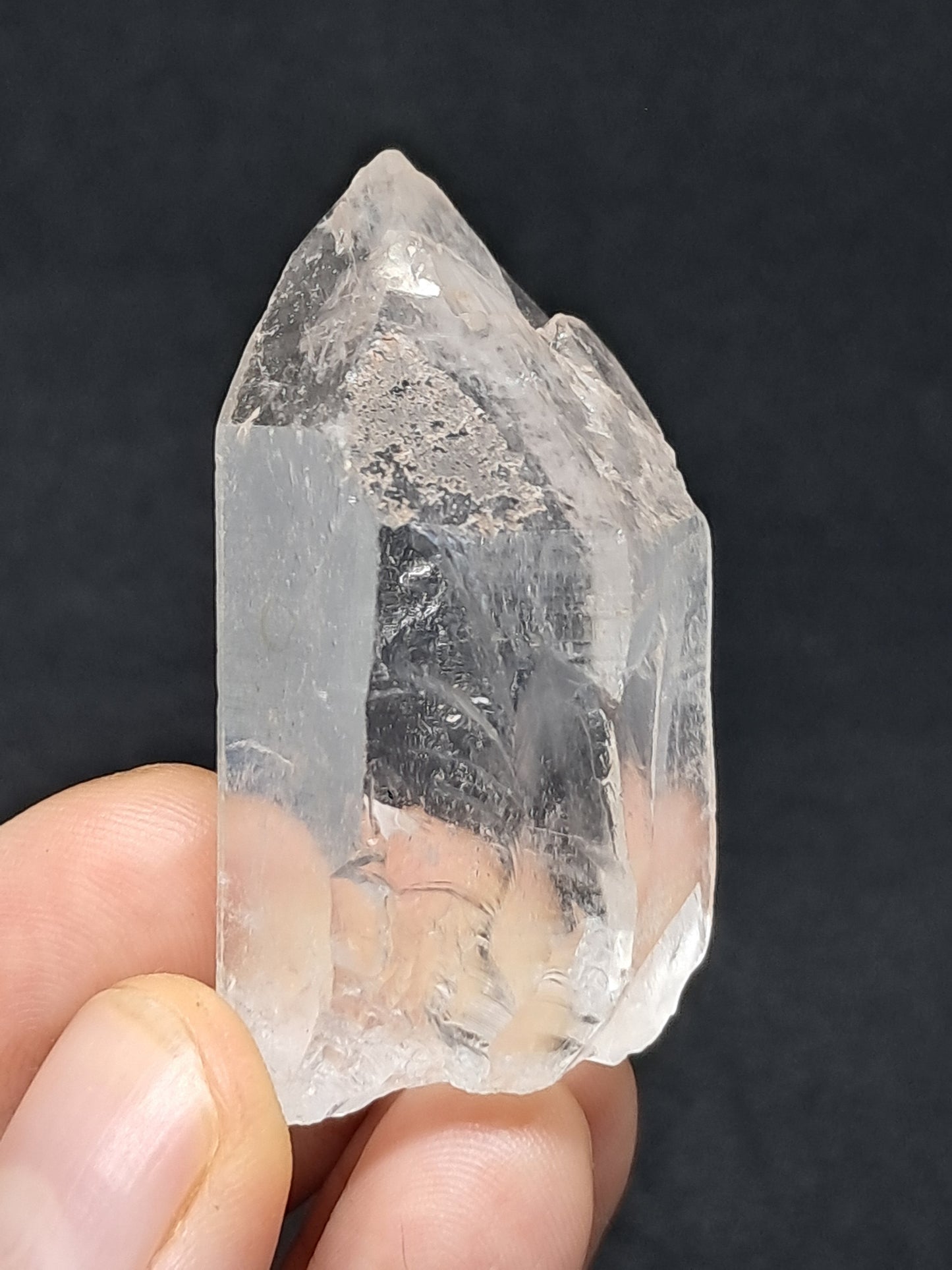 Himalayan Quartz Self-healed Crystal (Himachal Pradesh) | Mineral Specimen #CH39