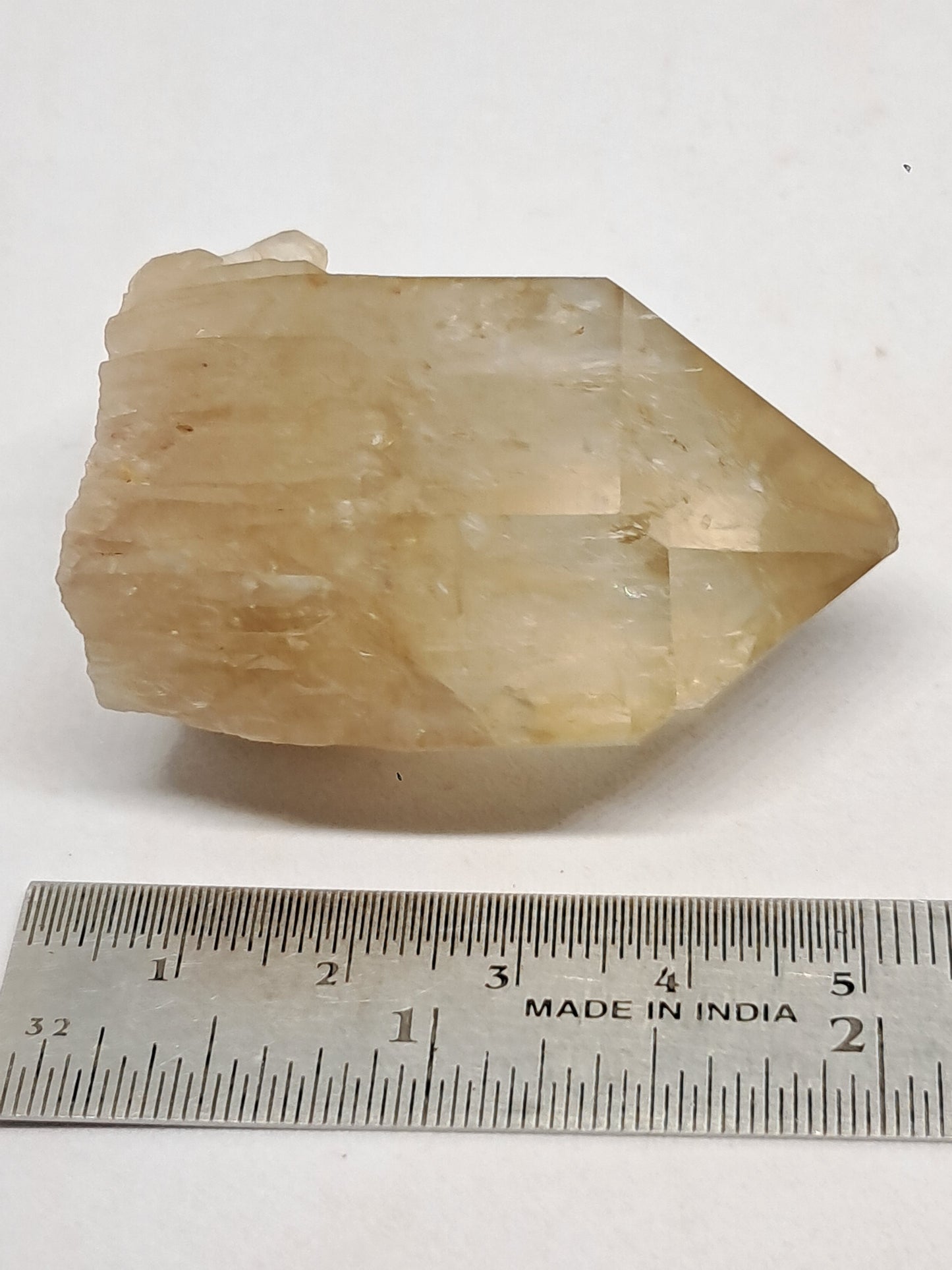Natural Citrine "Kundalini" (Democratic Republic of Congo) Crystal Point | Mineral Specimen #CTN22