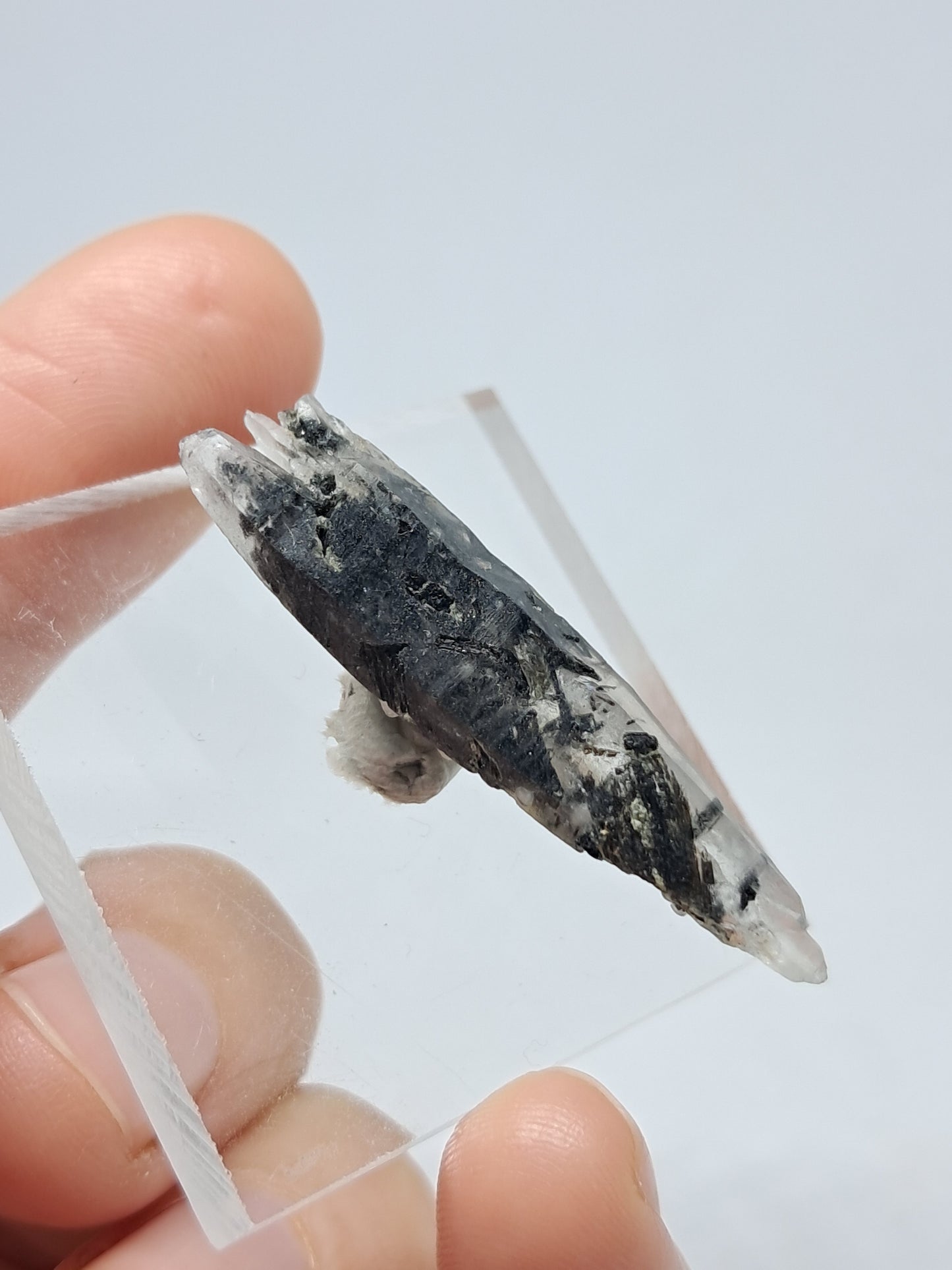 Tourmalinated Quartz Biterminated Crystal (Non-precious stone) #TQ24