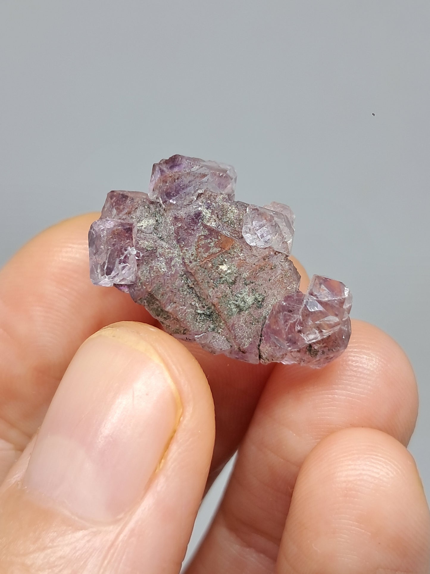 Set of 3 Amethyst from Karur | Natural Crystals | Mineral Specimen #KA171