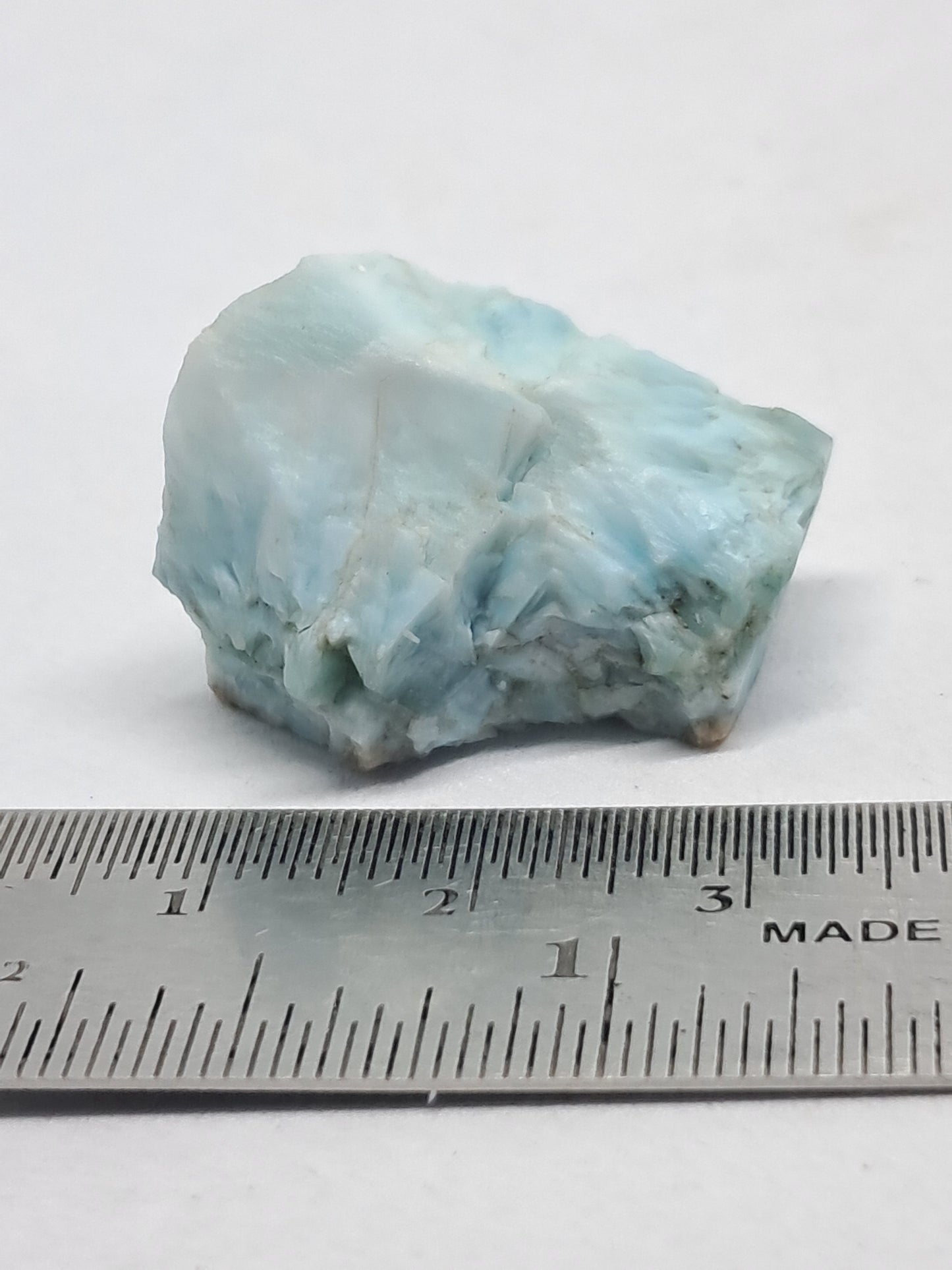 Larimar Raw Slice (Non-precious Natural Stone) #LM12