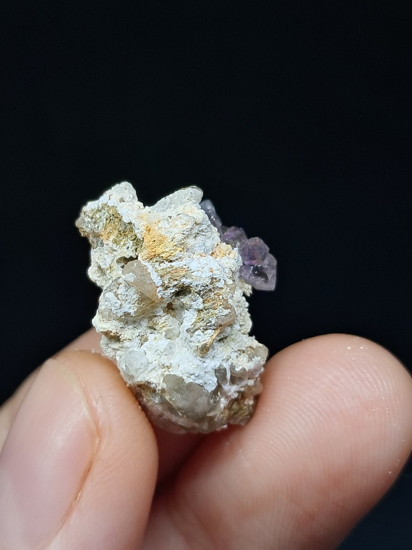 Set of 3 Amethyst from Karur | Natural Crystals | Mineral Specimen | Flower Scepter Herkimer Formation #KA166
