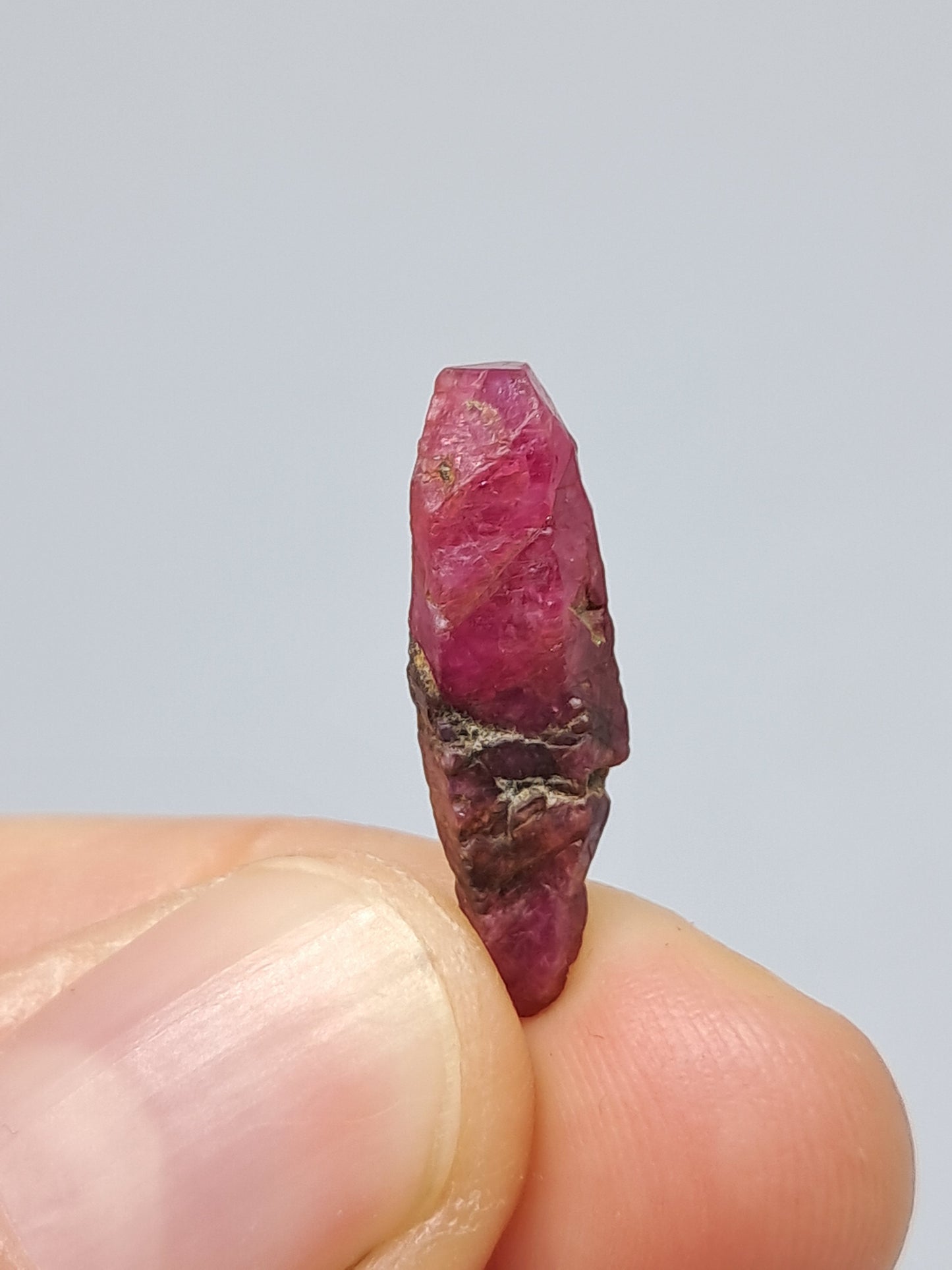 Natural Ruby Hexagonal Crystal (Vietnam) #RB10