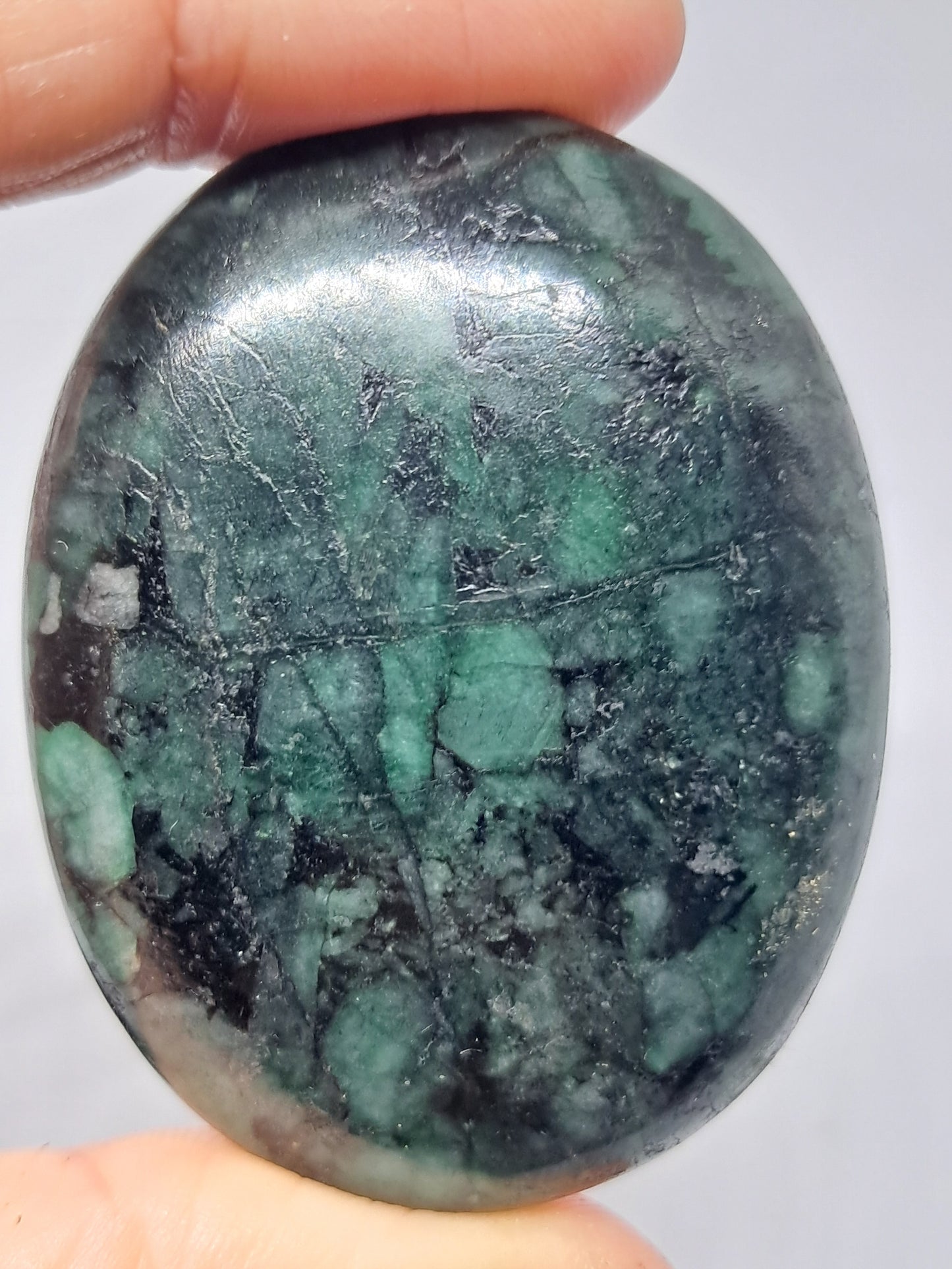 Emerald Palmstone | Polished Stone | Natural Crystal #EM1