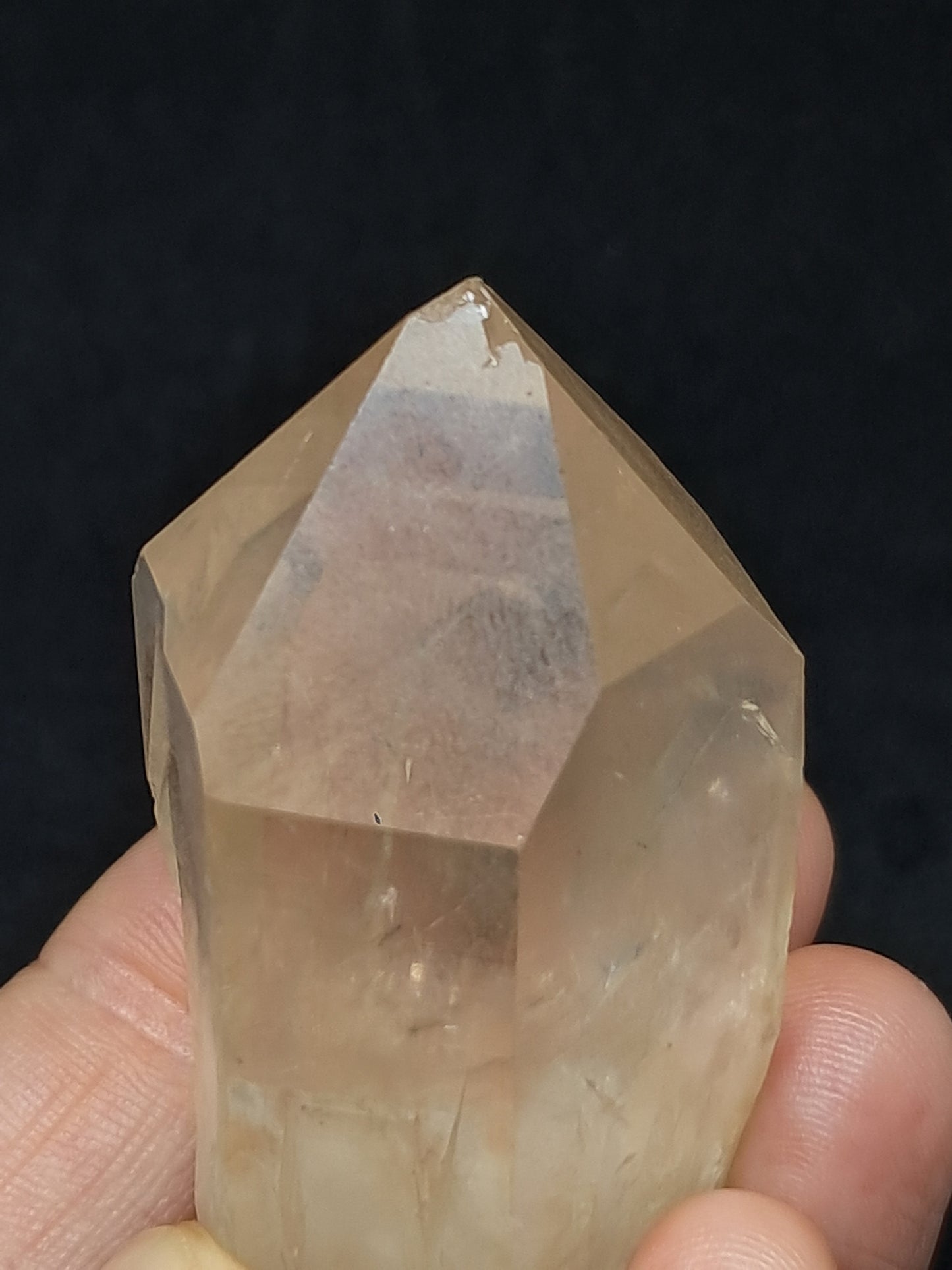 Natural Citrine "Kundalini" (Democratic Republic of Congo) Crystal Point | Mineral Specimen #CTN18