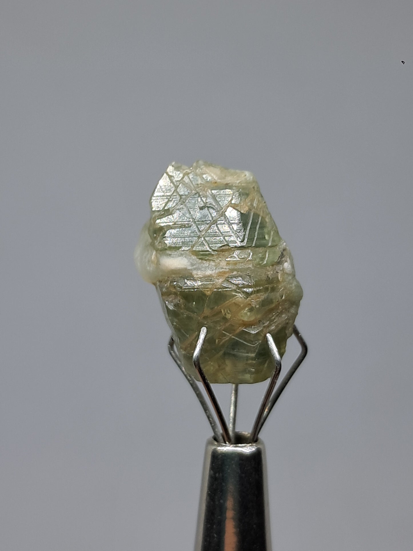 Natural Greenish-Blue *Teal* Sapphire Crystal (Karur) Rough Stone | Mineral Specimen #SP27