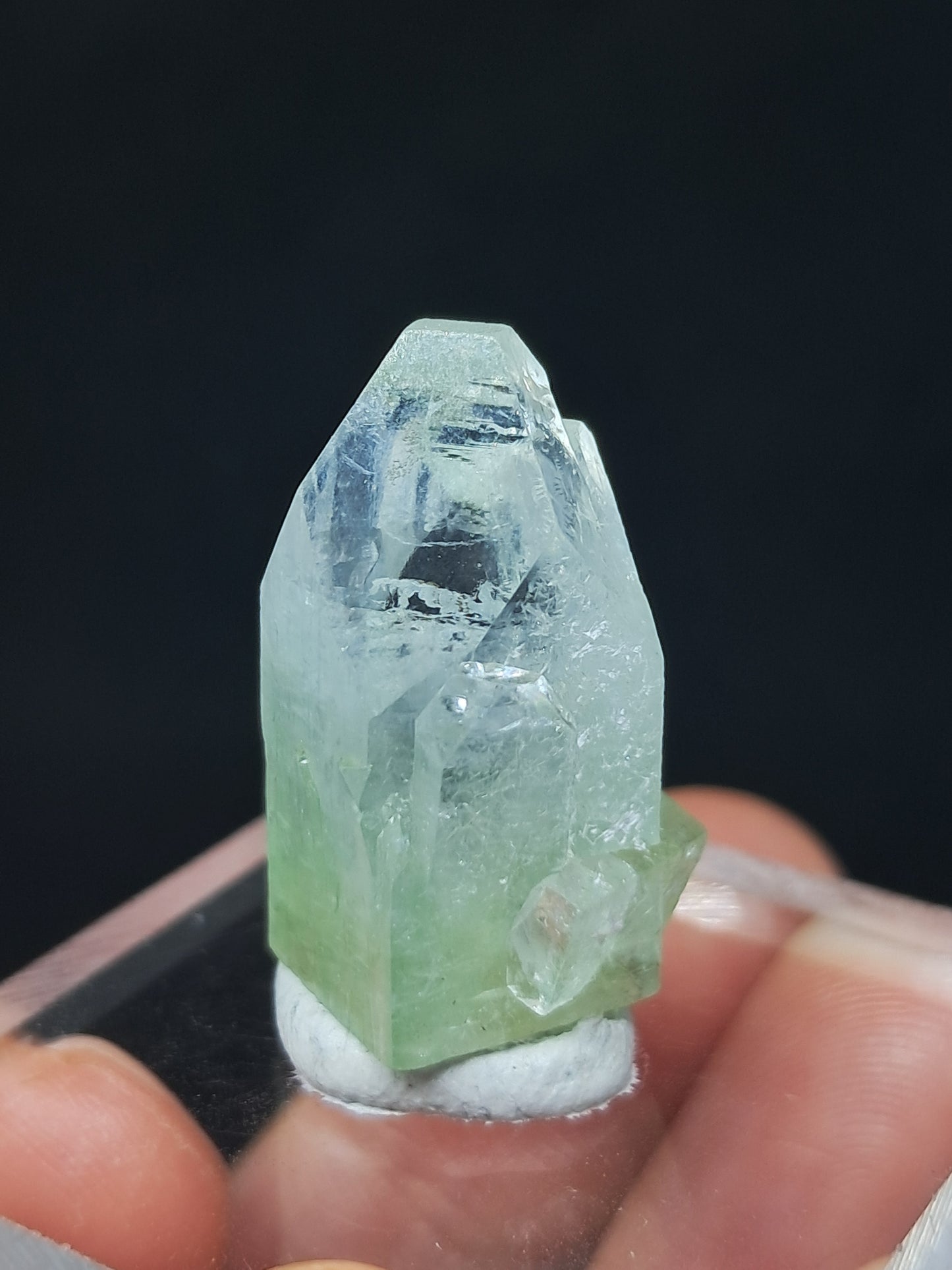 Green Apophyllite Single Points (Ajanta) 20-25 mm | Natural Crystal | Mineral Specimen #AP1