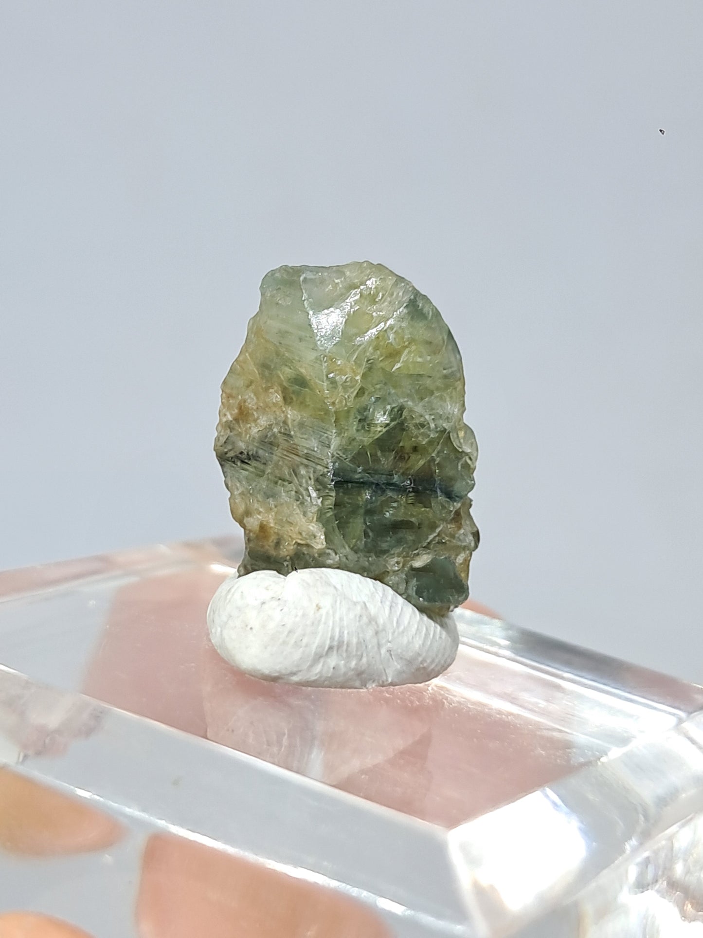 Natural Greenish-Blue *Teal* Sapphire Crystal (Karur) Rough Stone | Mineral Specimen #SP28