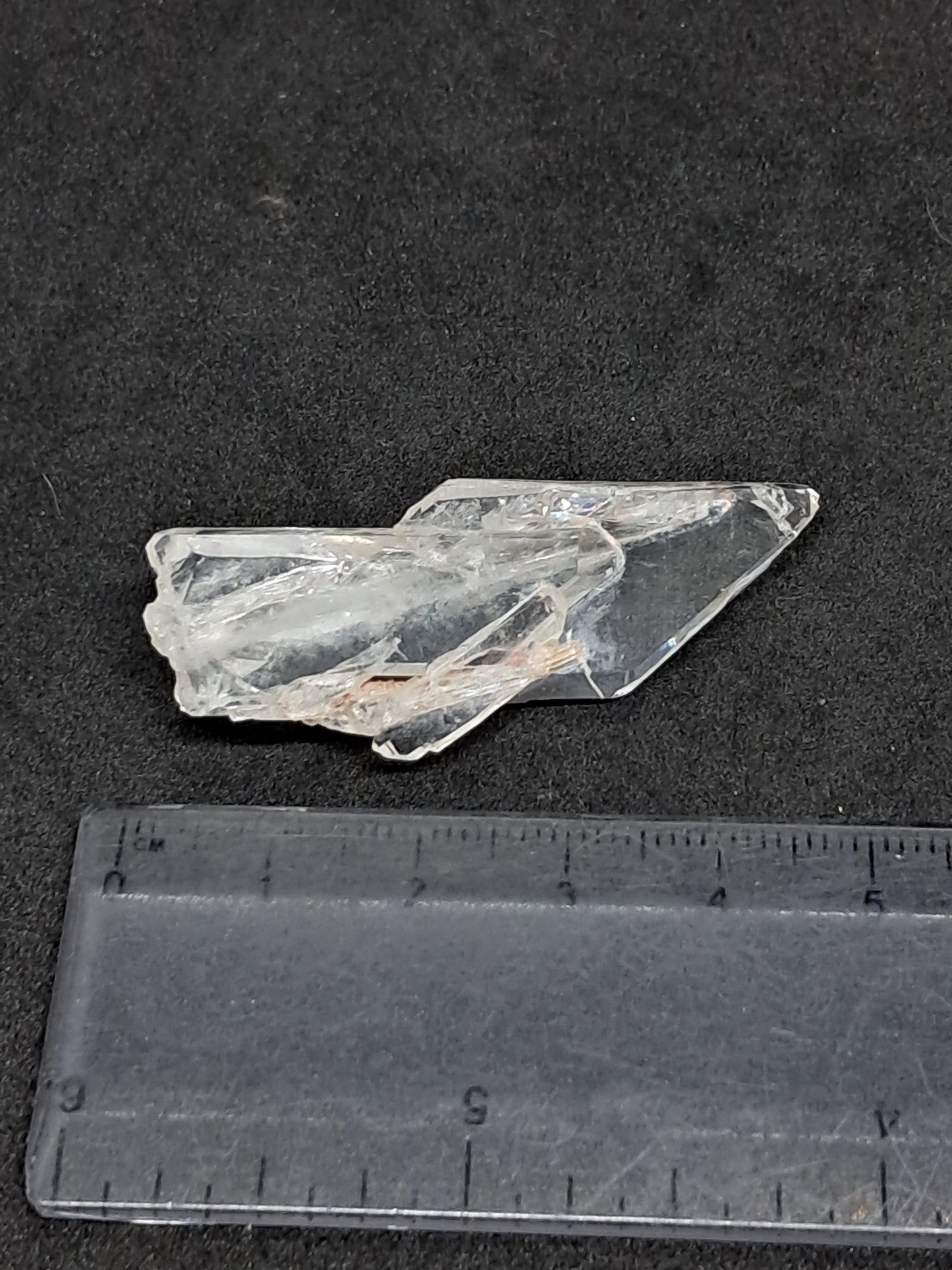 Punta natural de cuarzo superclaro Faden (Santander, Colombia) | Ejemplar mineral n.° COQ16