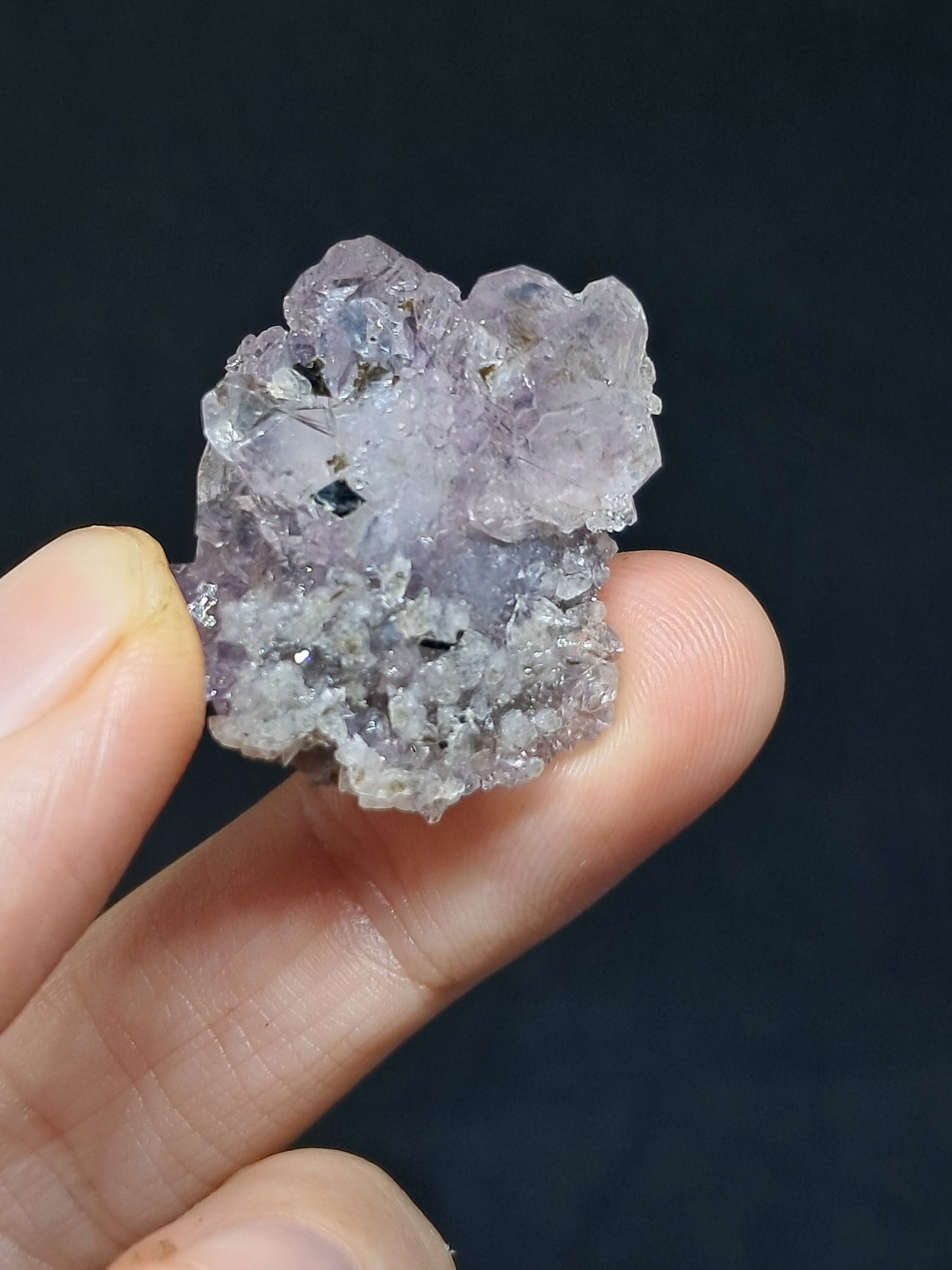 Amatista Elestial (Karur) | Cristal en bruto | Piedra Natural | Espécimen mineral #KA113