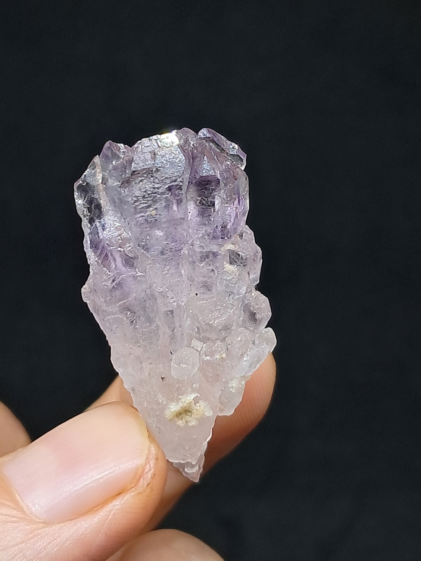 Amatista Elestial (Karur) | Cristal en bruto | Piedra Natural | Espécimen mineral #KA134
