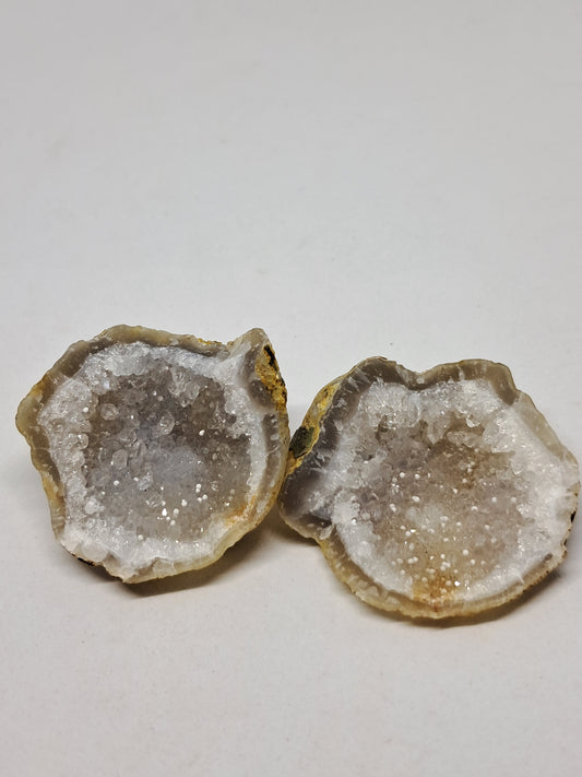 Quartz Geode w/ Fluorite Balls (Ajanta) Rough Stone | Natural Crystal #GD15