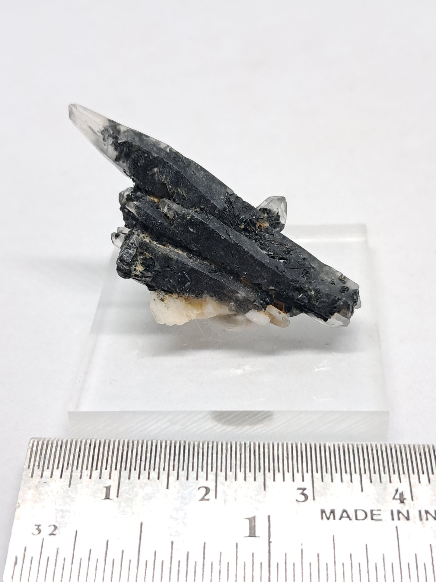 Tourmalinated Quartz Natural Crystal Point (Non-precious stone) #TQ22