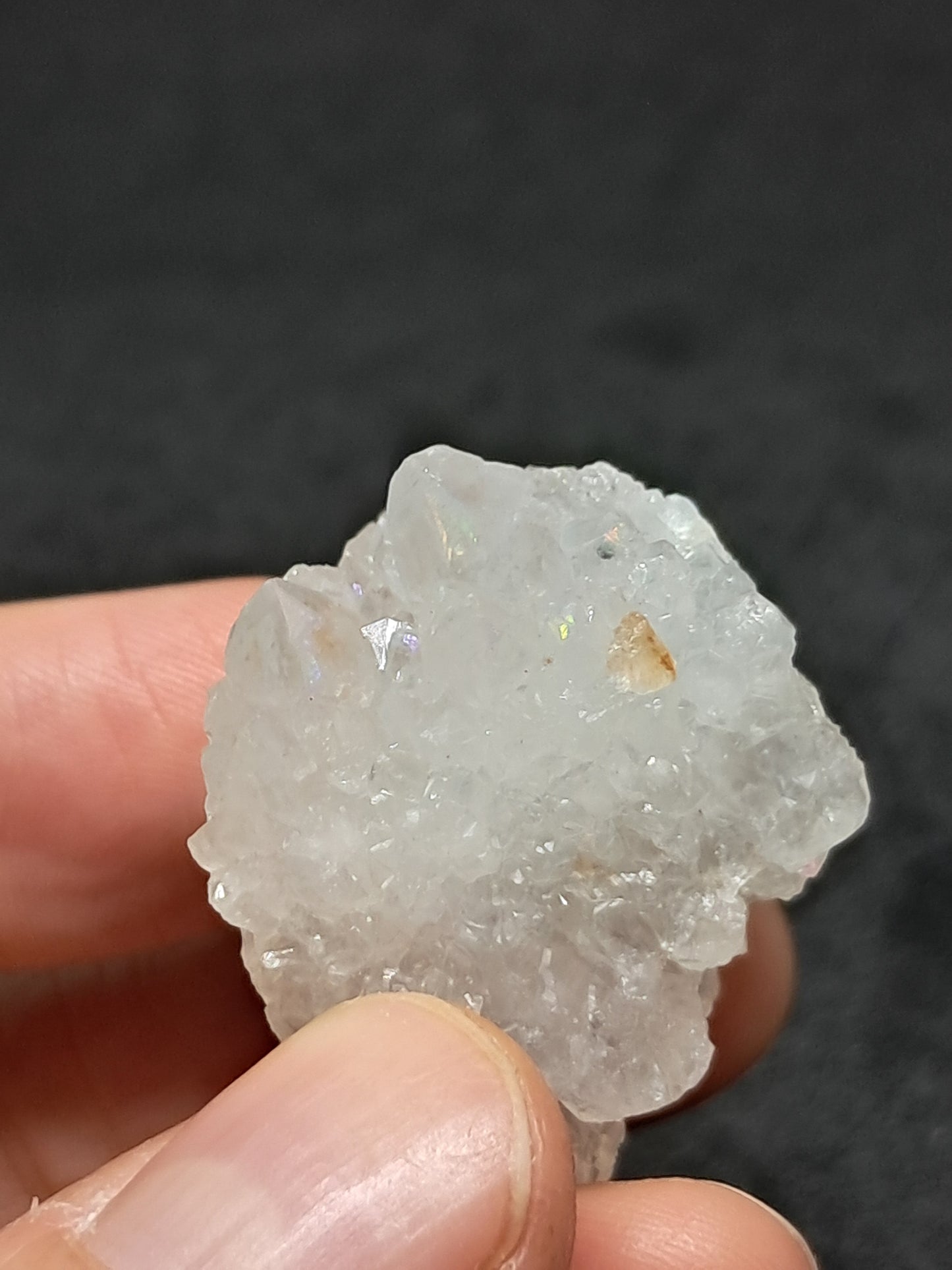 Iris Quartz Stalactite (Anandalite) (Non-precious stone) #AQ26