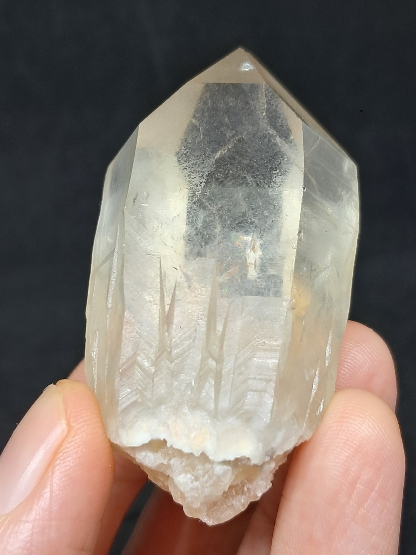 Natural Citrine "Kundalini" (Democratic Republic of Congo) Crystal Point | Mineral Specimen #CTN18