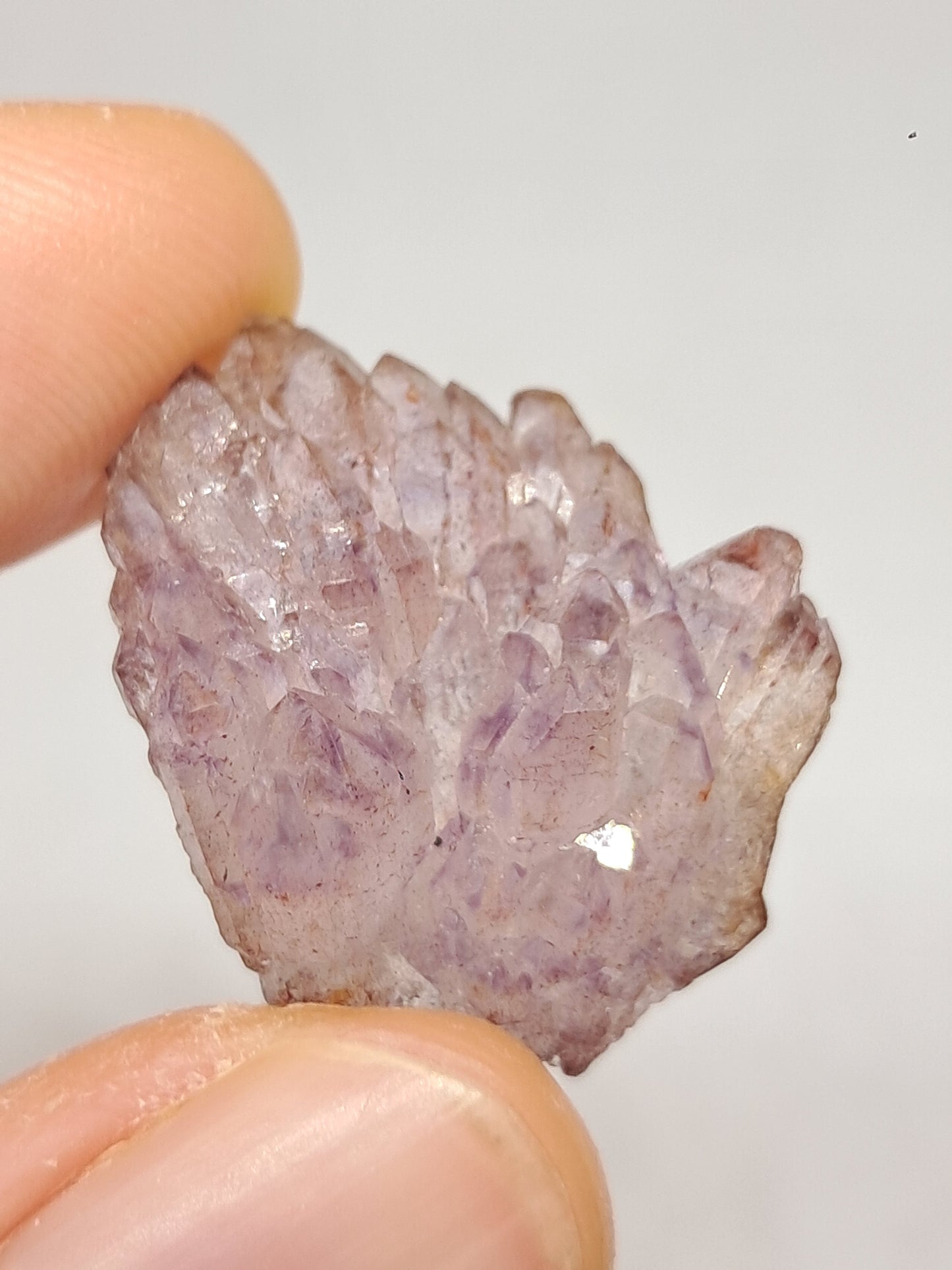 Cúmulo de Amatista en Cetro con inclusiones "Super Seven" (Karur) | Piedra Natural | Ejemplar Mineral n.° KA92