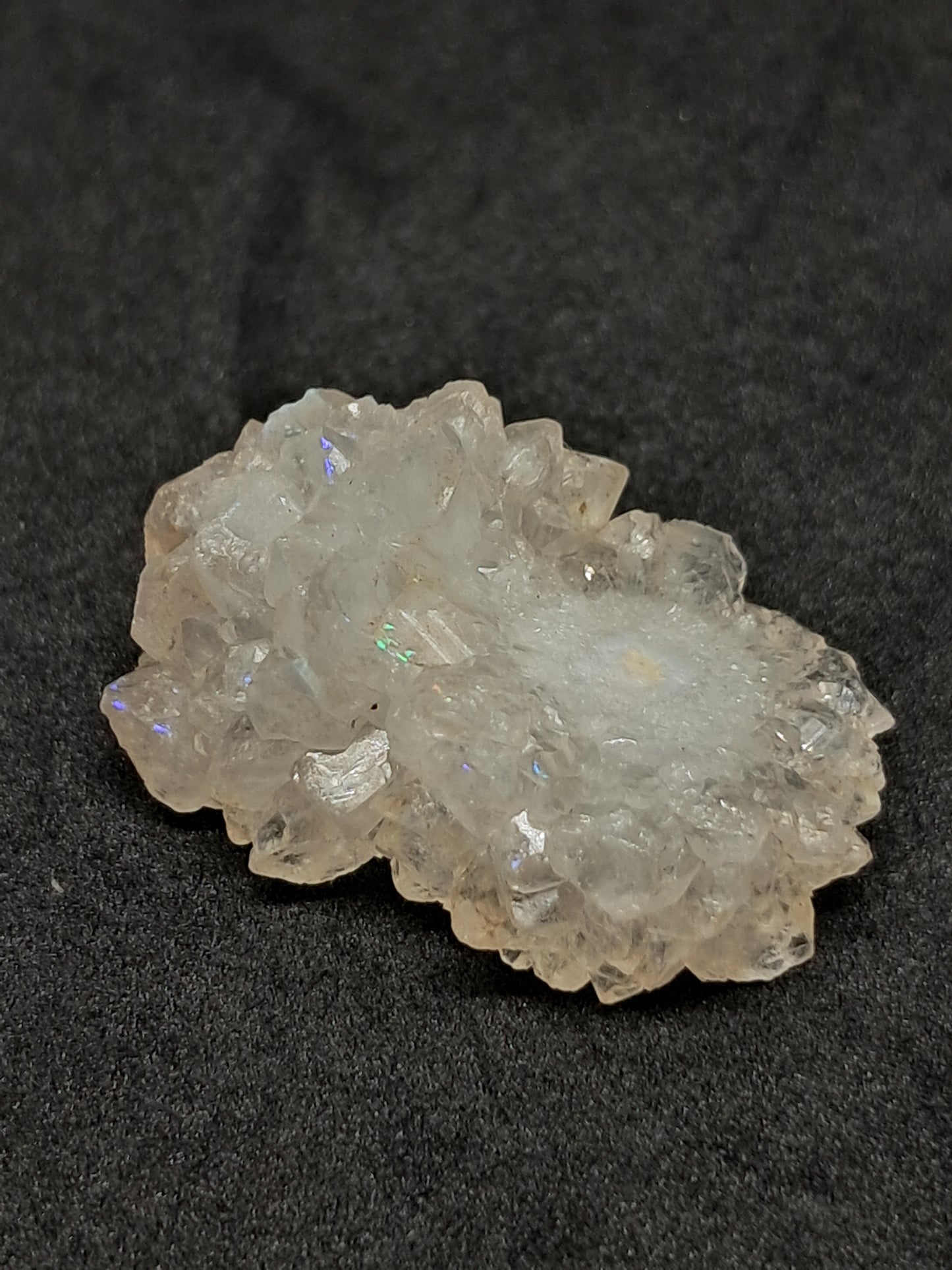 Iris Quartz Stalactite (Anandalite) *high iridiscence* (Non-precious stone) #AQ21