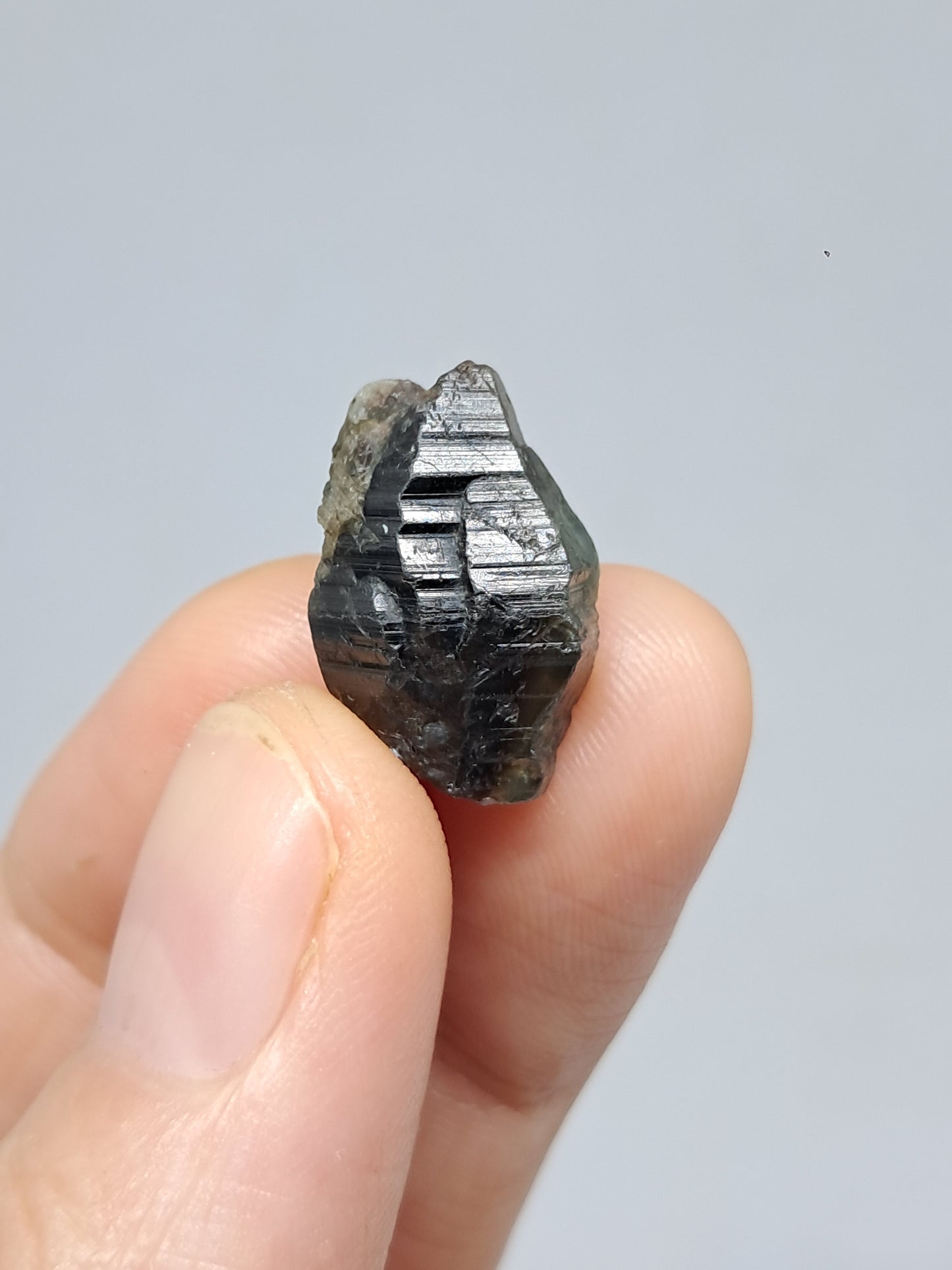 Natural Greenish-Blue *Teal* Sapphire Crystal (Karur) Rough Stone | Mineral Specimen #SP20
