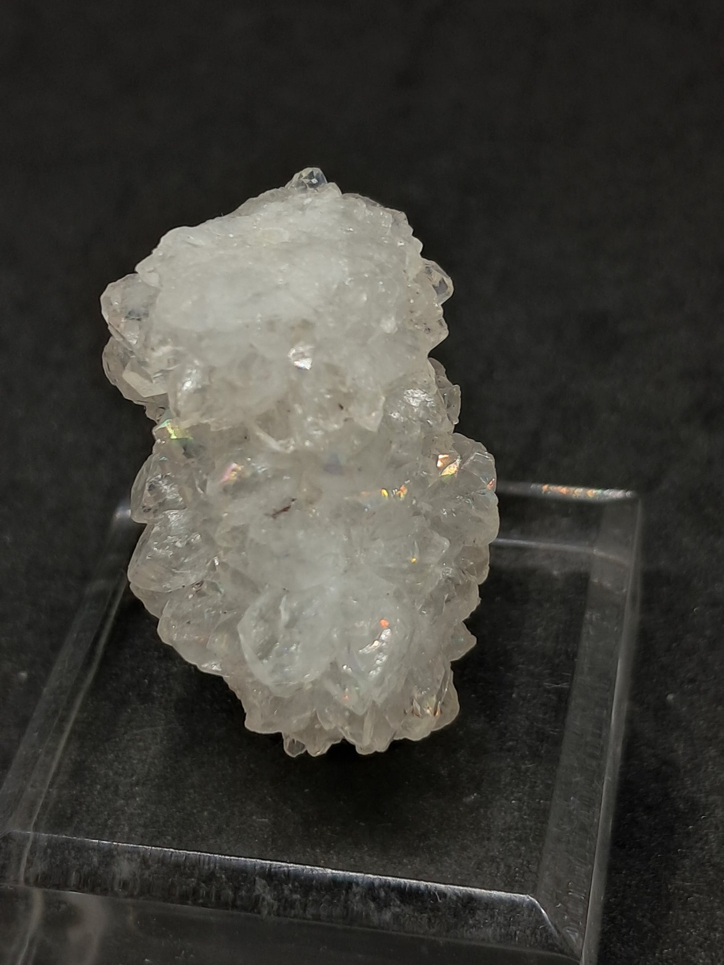 Iris Quartz Stalactite (Anandalite) *high iridiscence* (Non-precious stone) #AQ28