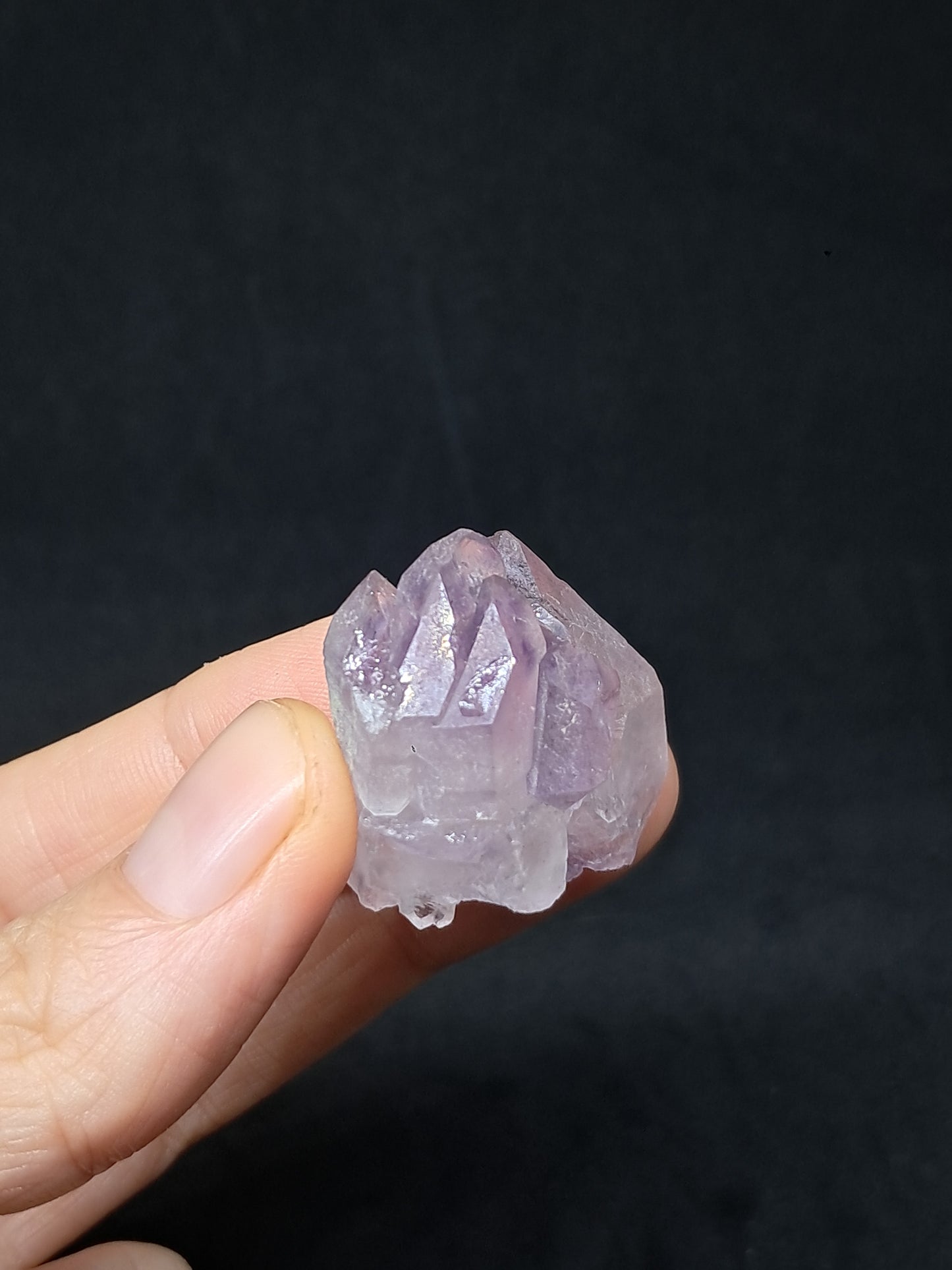 Amatista en racimo (Karur) | Cristal en bruto | Piedra natural | Ejemplar mineral n.° KA126