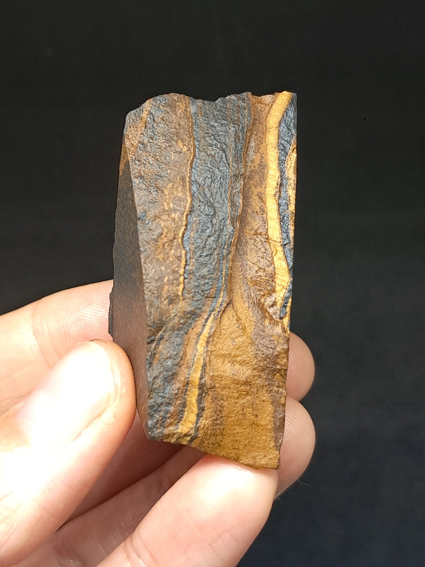 Rough Tiger's Eye (India) Natural Stone #TE1