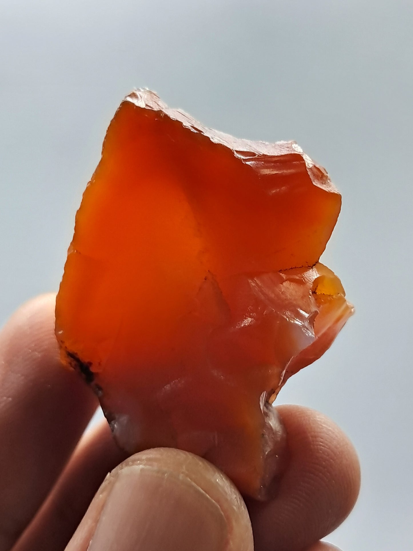 Rough Carnelian (India) Raw Stone | Natural Crystal | Mineral Specimen #CRN9