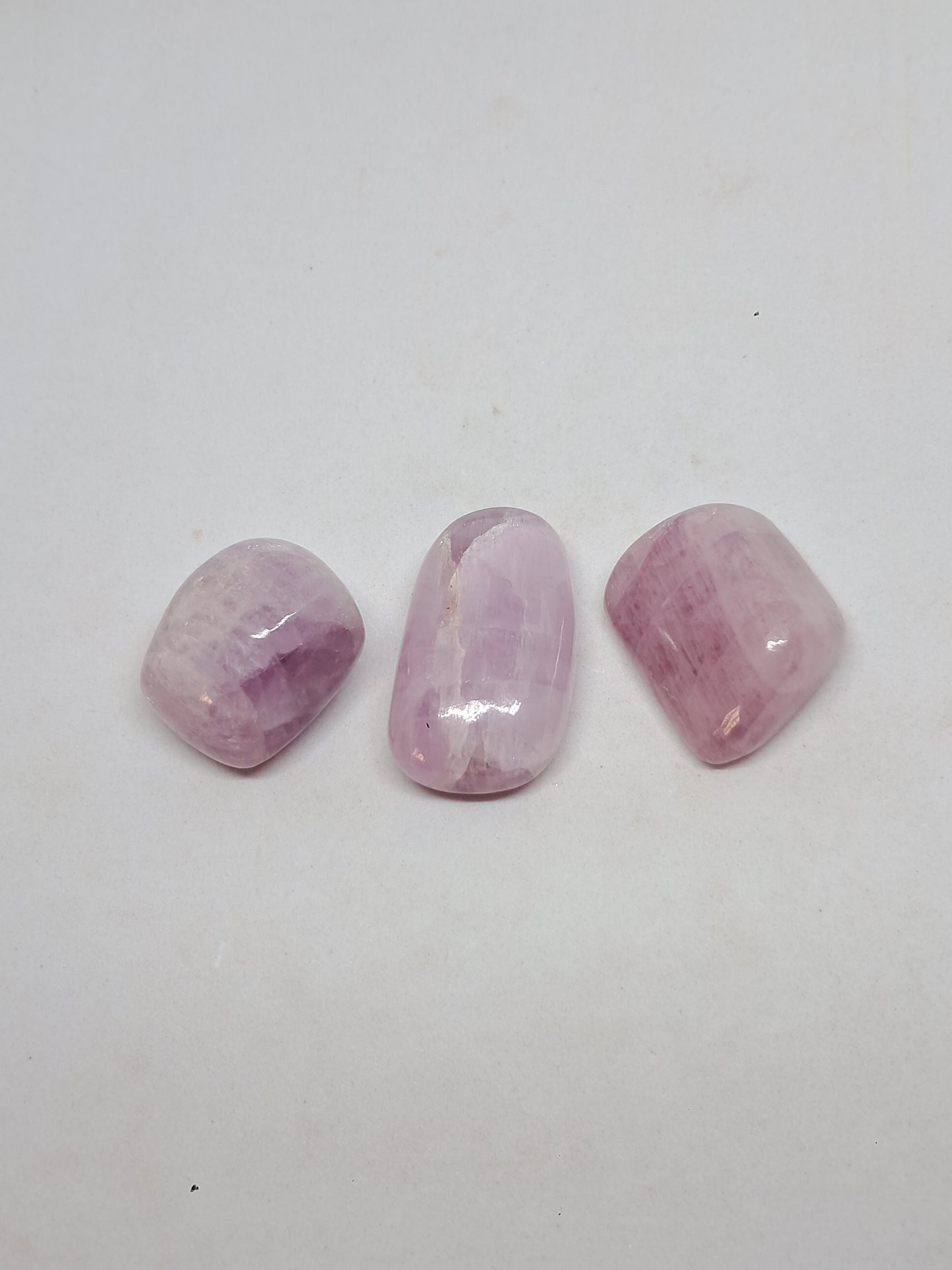 Piedras pulidas de kunzita (Madagascar) | Cristales naturales #KZ4