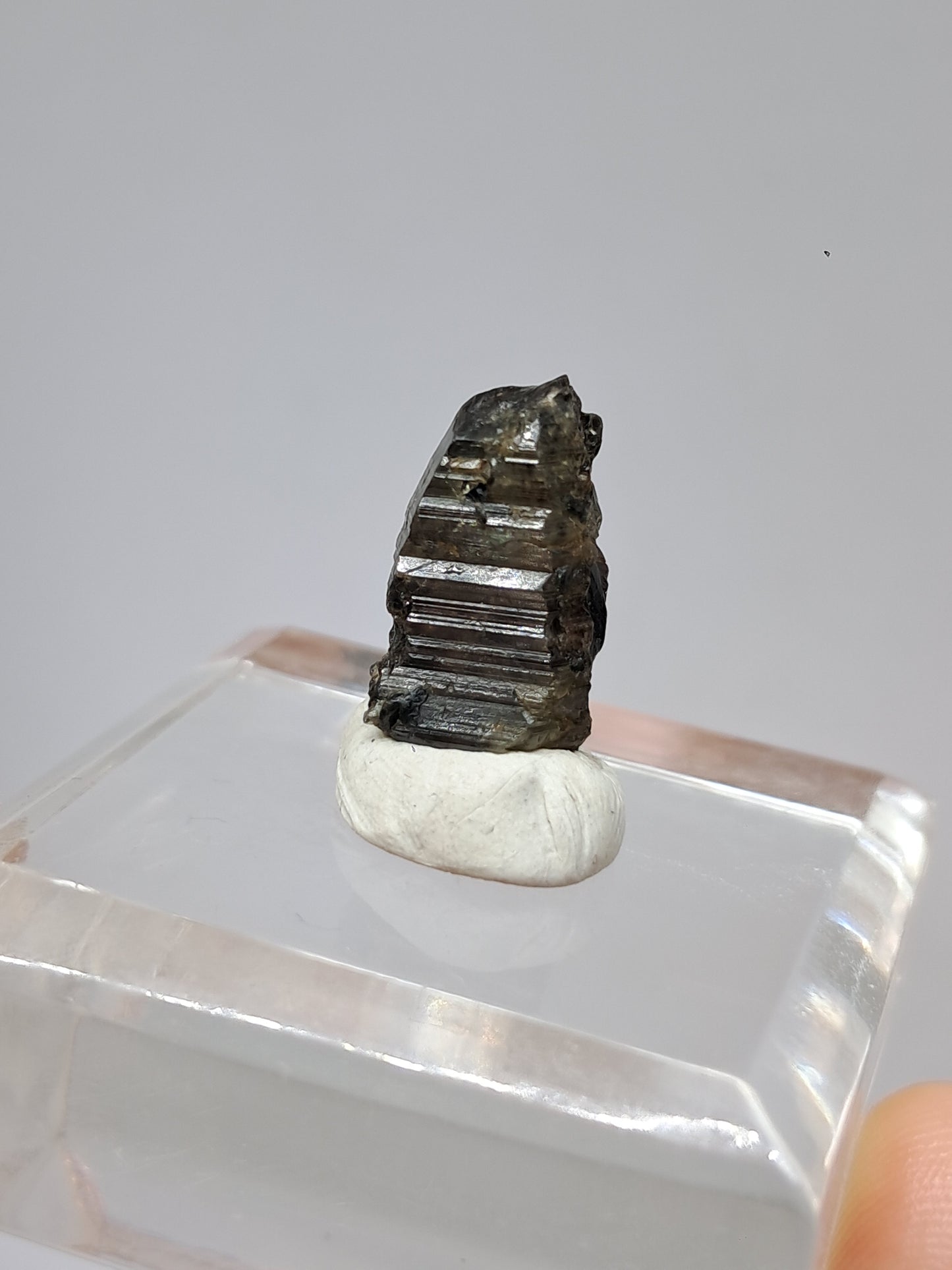 Natural Green Sapphire Crystal (Karur) Rough Stone | Mineral Specimen #SP32
