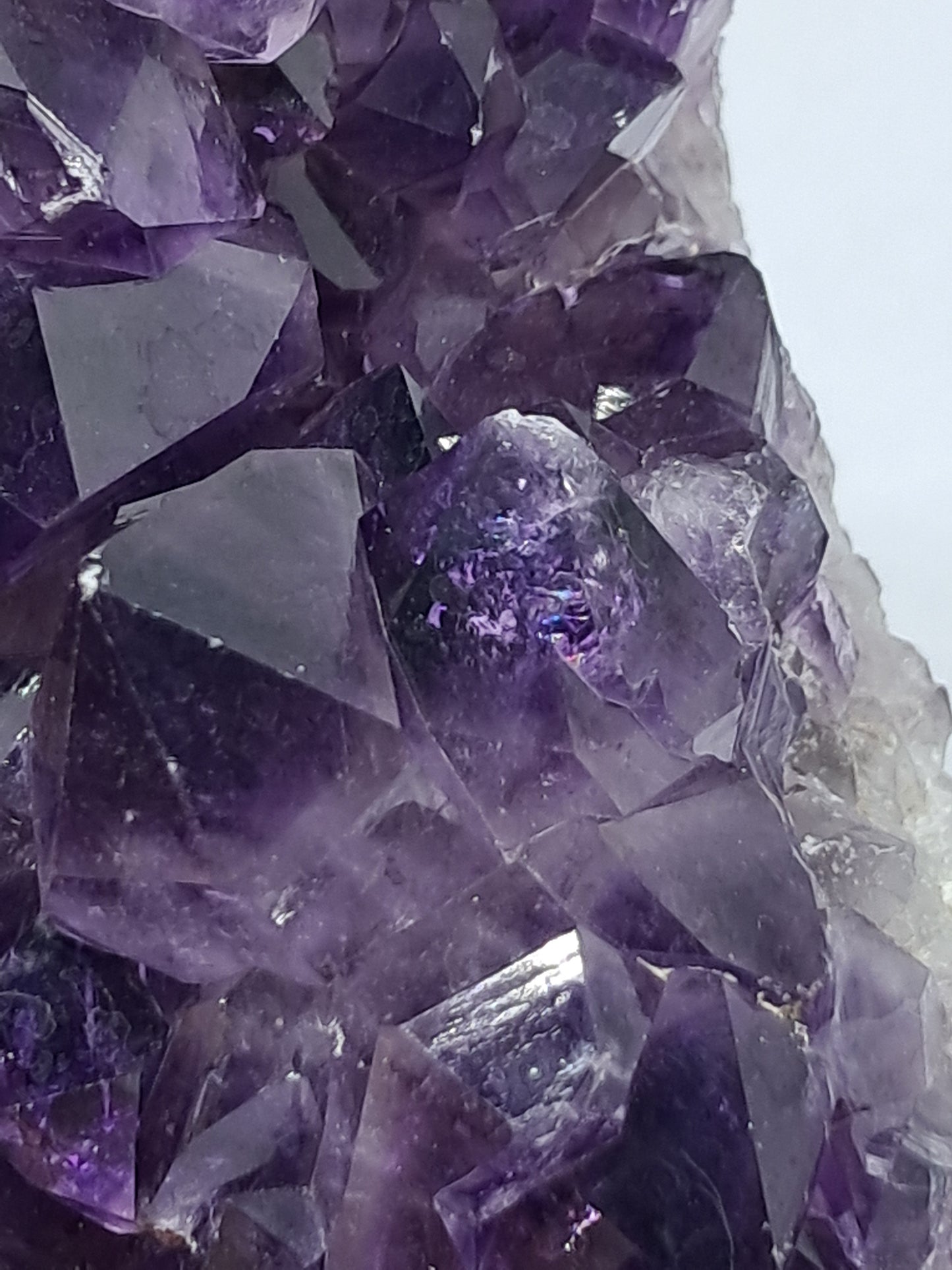 Amethyst Cluster (Madhya Pradesh) | Natural Stone | Deep Purple | Quartz #AM12