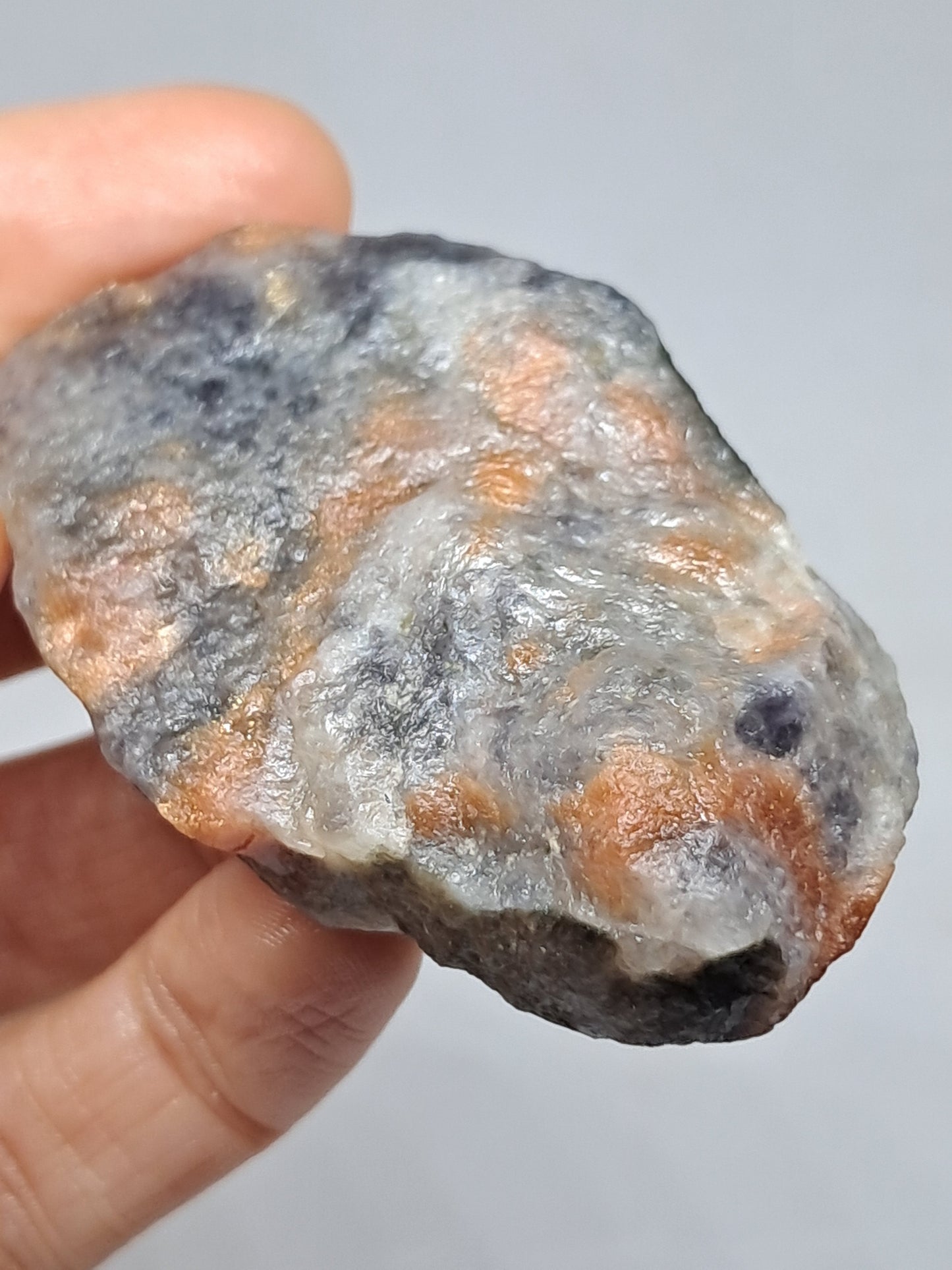 Sunstone w/ Iolite (Tamil Nadu) Rough Stone | Natural Crystal | Mineral Specimen #SI16