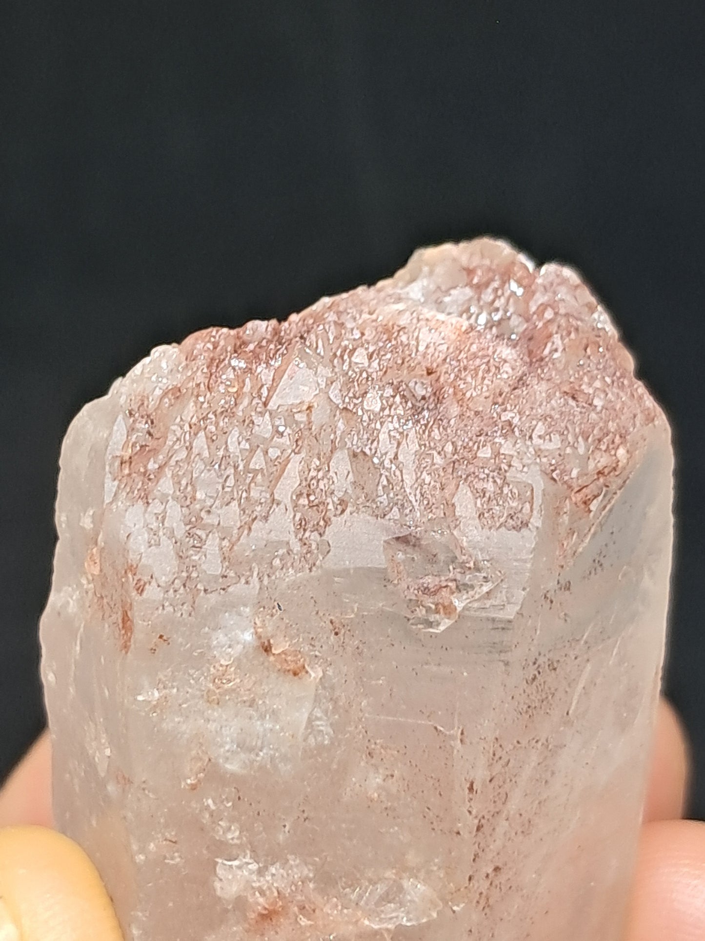 Quartz Self-healed Crystal Point (Himachal Pradesh) | Rare Formation #CH44