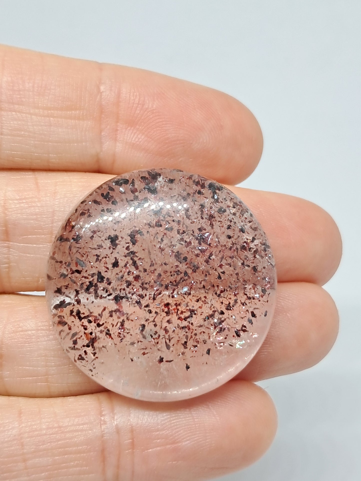 Lepidocrosite Quartz Cabochon #PQ8