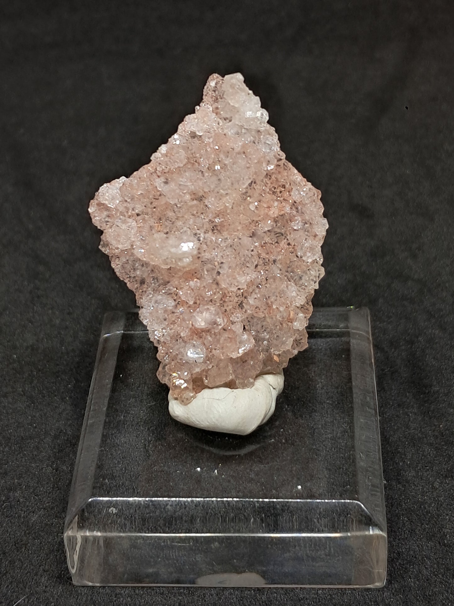 Pink Apophyllite On Quartz Floater Cluster (Ajanta) Natural Crystal | Mineral Specimen #APP4