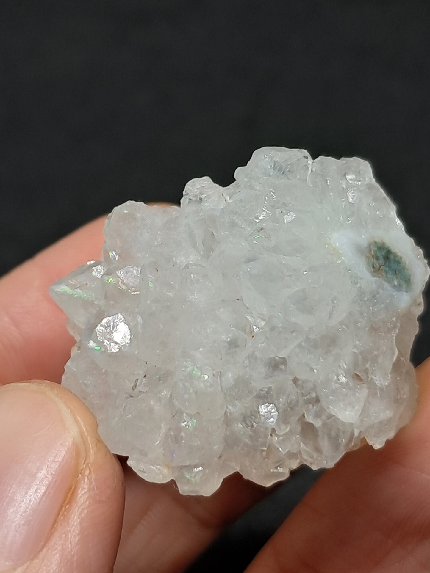 Iris Quartz Stalactite (Anandalite) (Non-precious stone) #AQ26