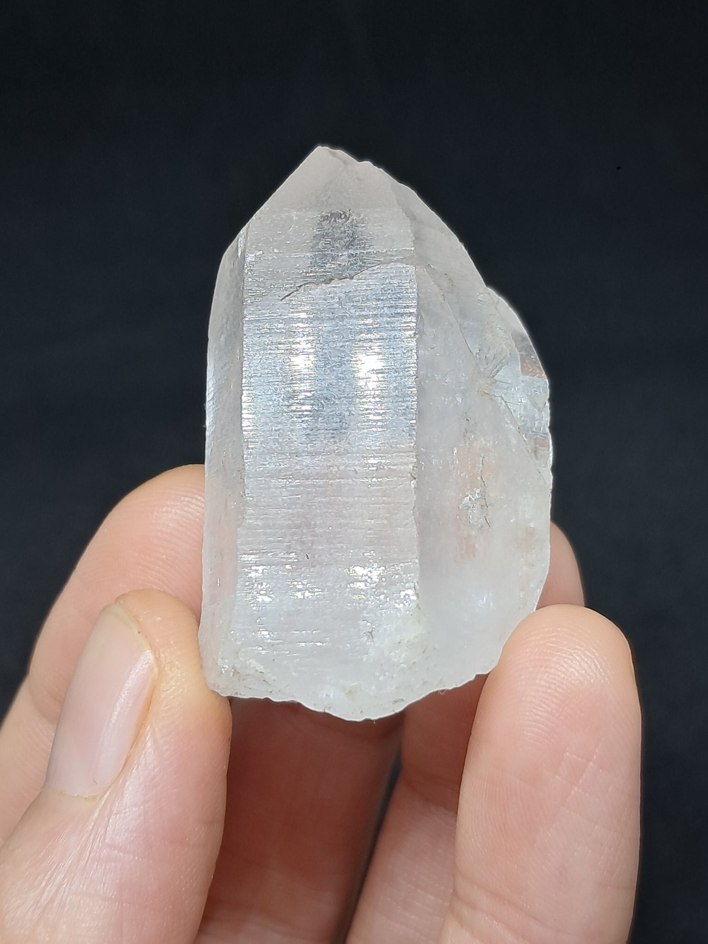 Himalayan Quartz Twin Crystal Point | Natural Etched Crystal | Rough Stone | Mineral Specimen #CH45