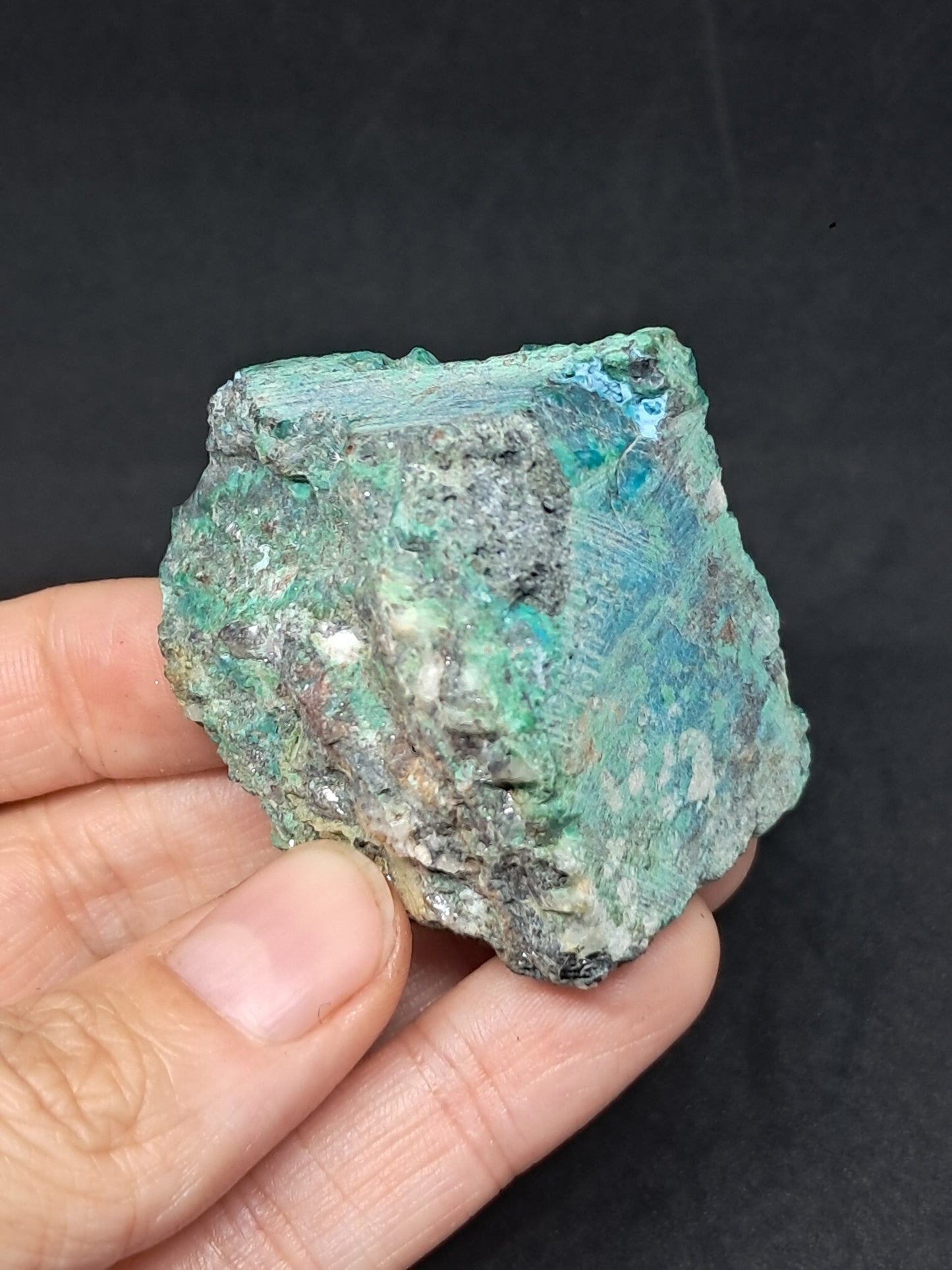 Chrysocolla Malachite (Democratic Republic of Congo) Raw Stone | Rough Crystal | Natural Mineral Specimen #CM7