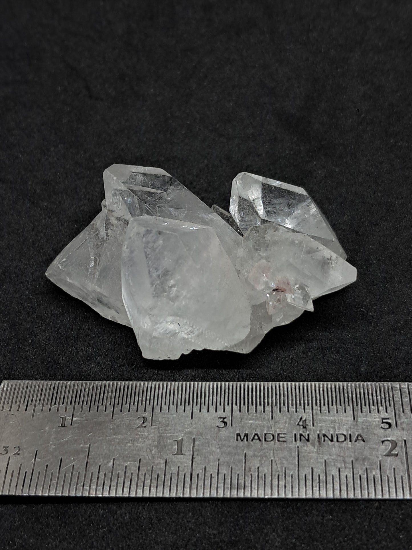 Clear Apophyllite Cluster (Ajanta) Natural Crystal | Mineral Specimen #AP49