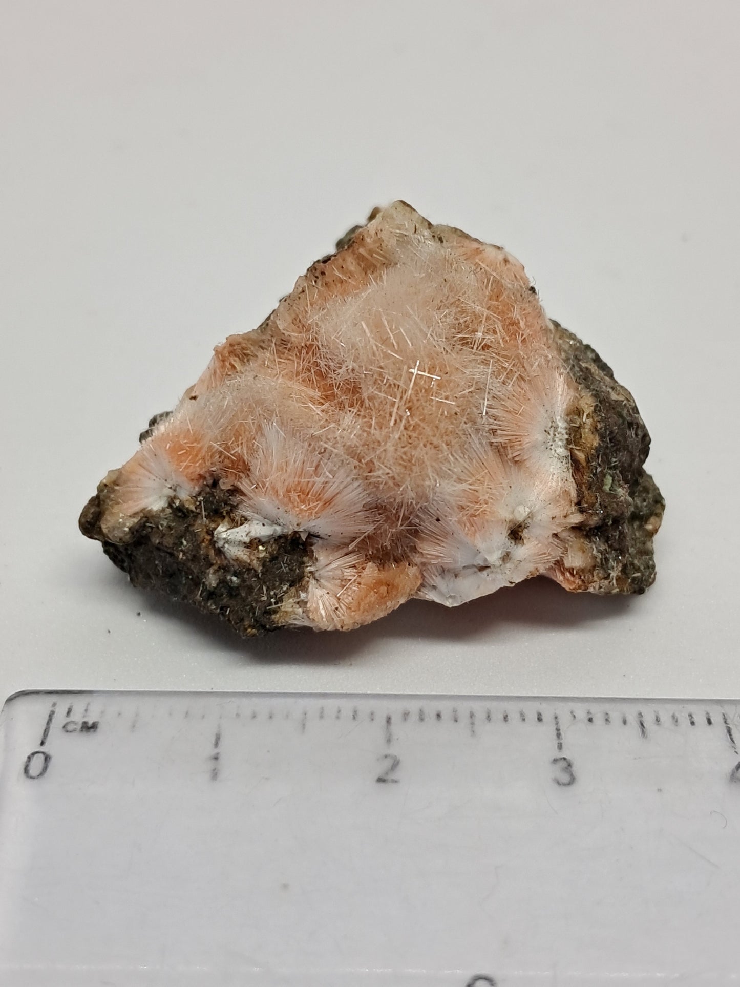 Mesolite with Hematite inclusion (Non-precious mineral) #MS18
