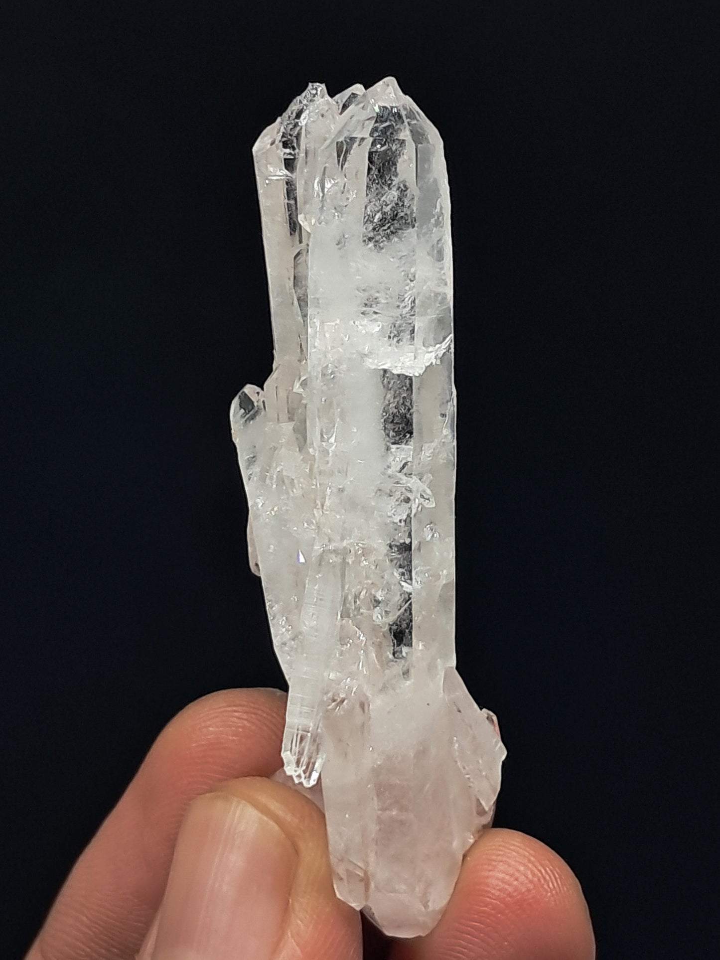 Cúmulo de Cuarzo Faden Claro (Santander, Colombia) Punta Natural | Ejemplar Mineral #COQ12