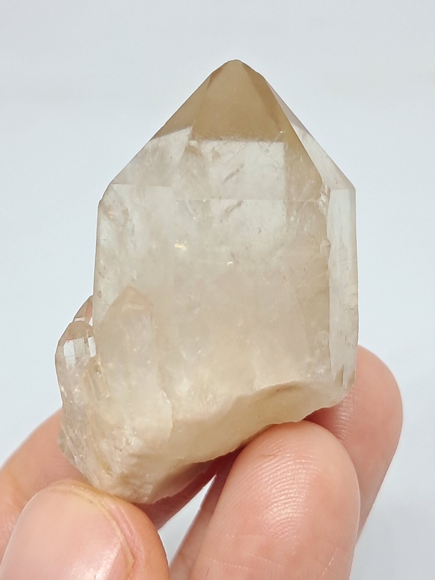 Natural Citrine "Kundalini" (Democratic Republic of Congo) Crystal Point | Mineral Specimen #CTN12