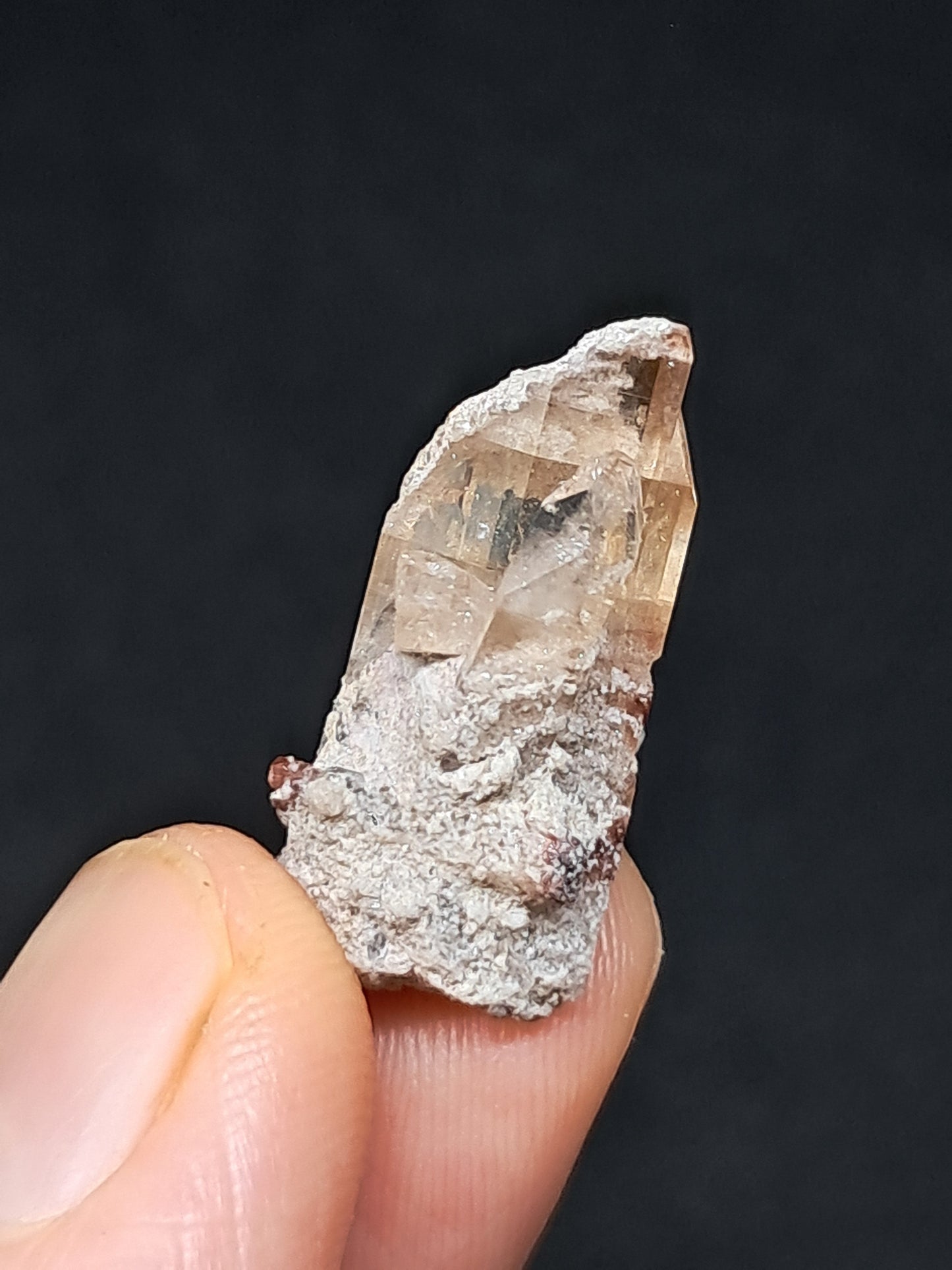 Cristal de topacio natural (México), piedra preciosa rara | Ejemplar mineral n.° TPZ5