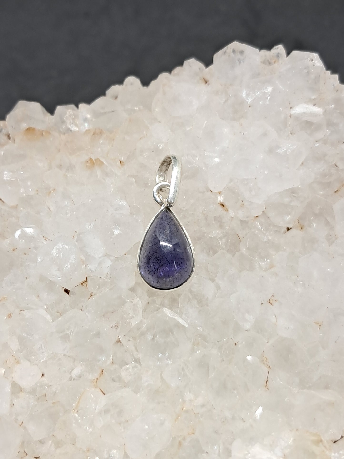 Iolite XS Silver Pendant