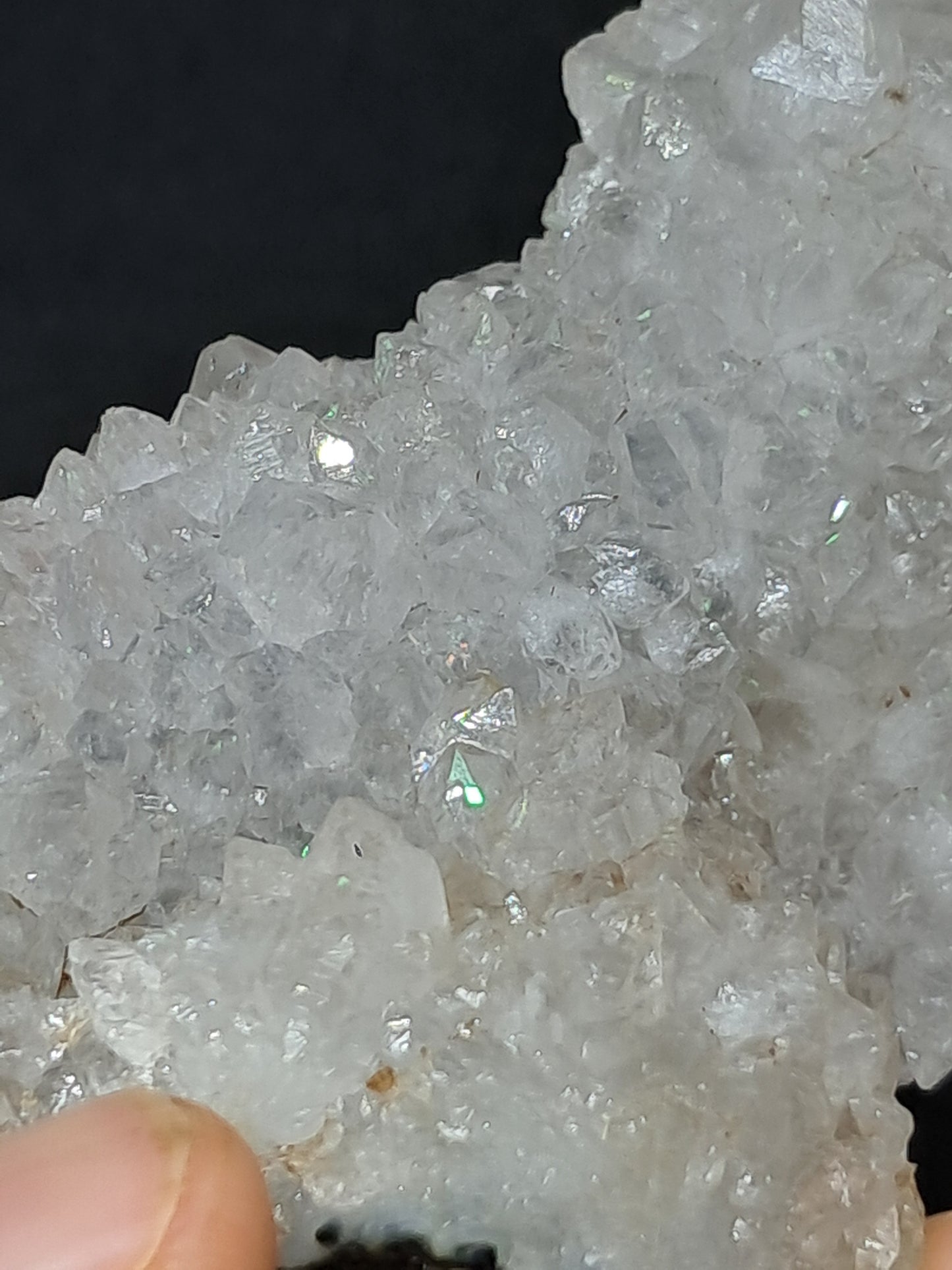 Cuarzo Iris (Aurangabad) | Anandalita | Estalactita | Cristal natural n.° AQ44