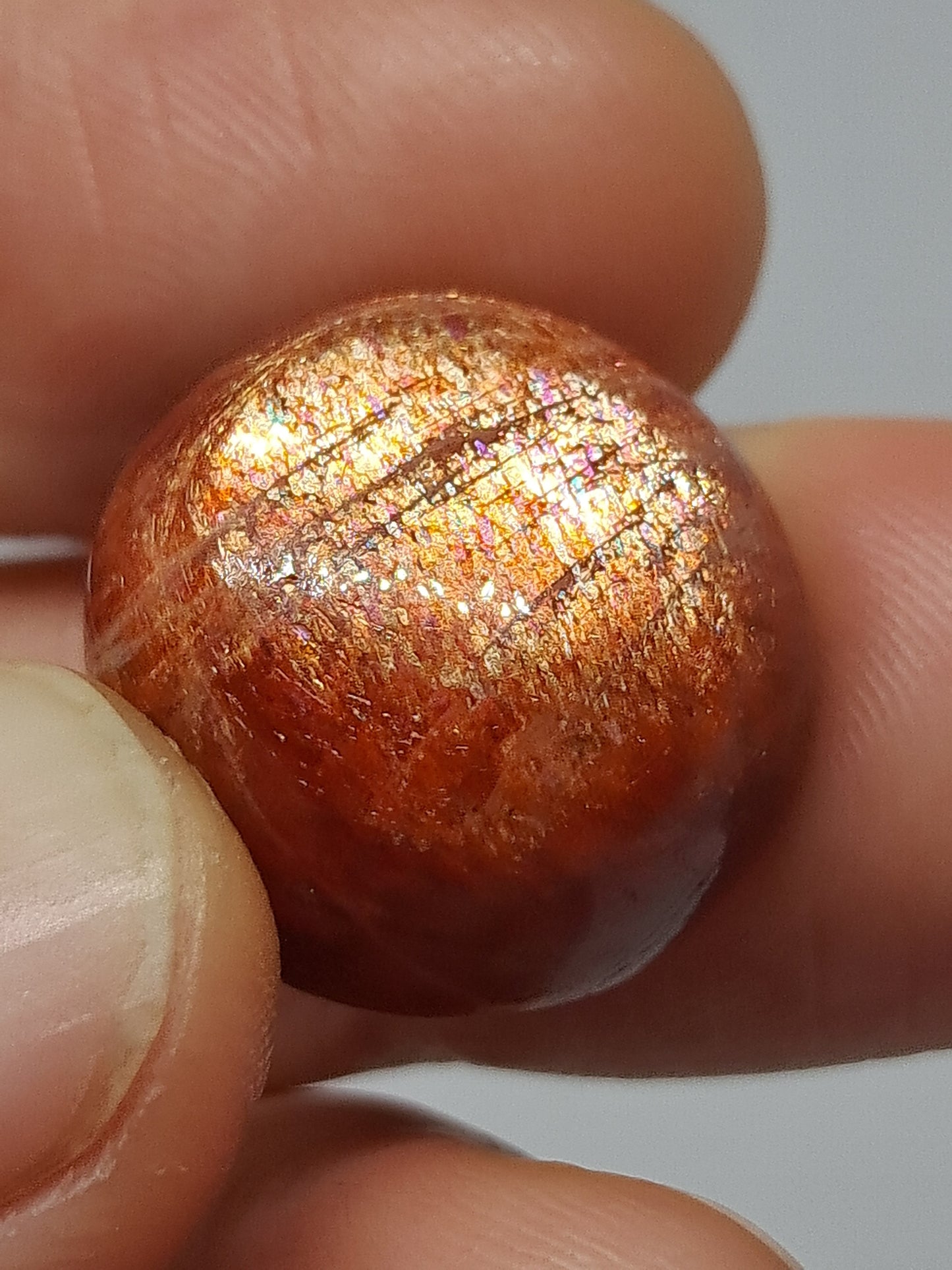 High Grade Sunstone Cabochons (Tamil Nadu) Polished Stones | Natural Crystal #PQ15
