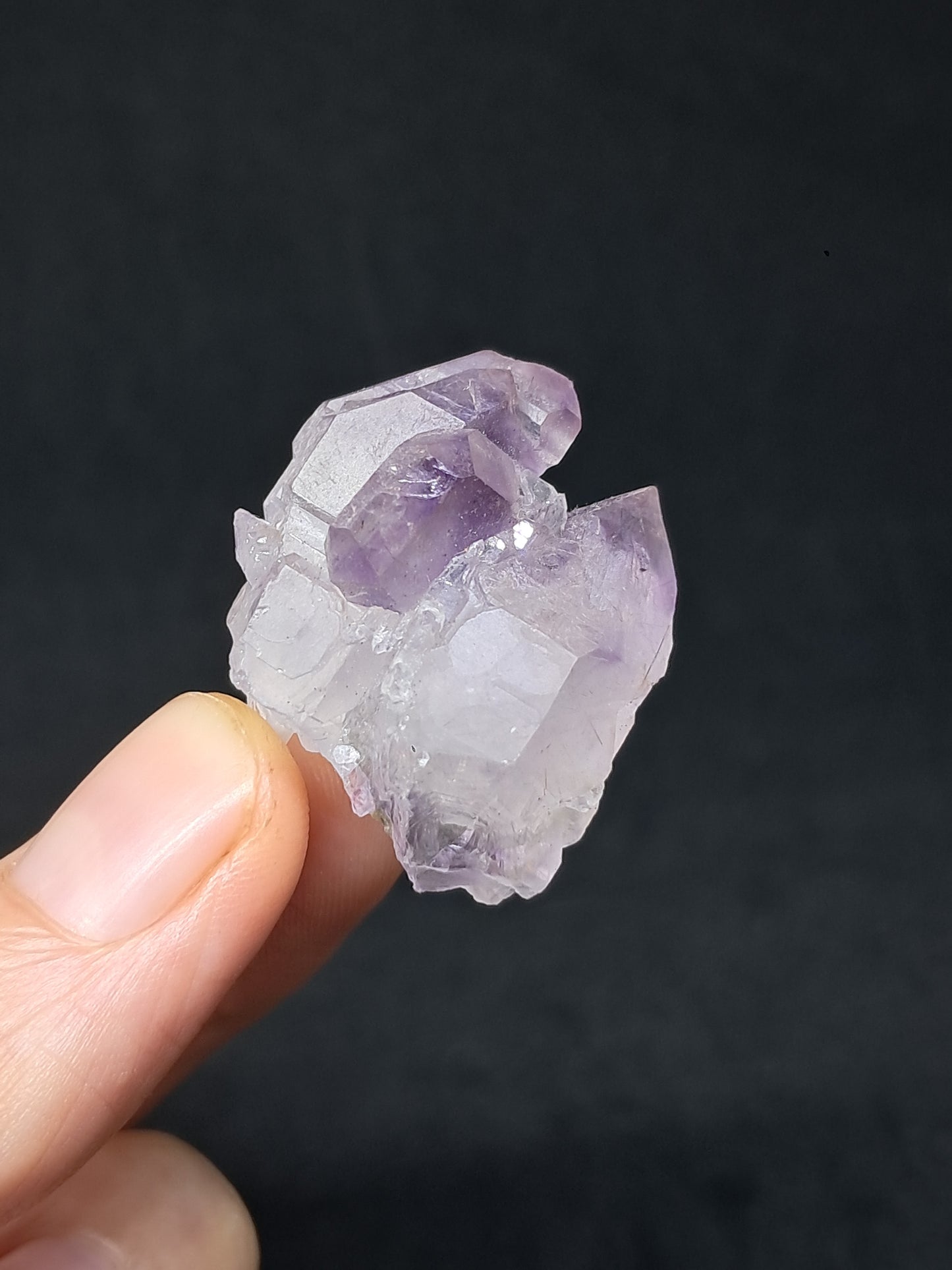 Amatista en racimo (Karur) | Cristal en bruto | Piedra natural | Ejemplar mineral n.° KA126