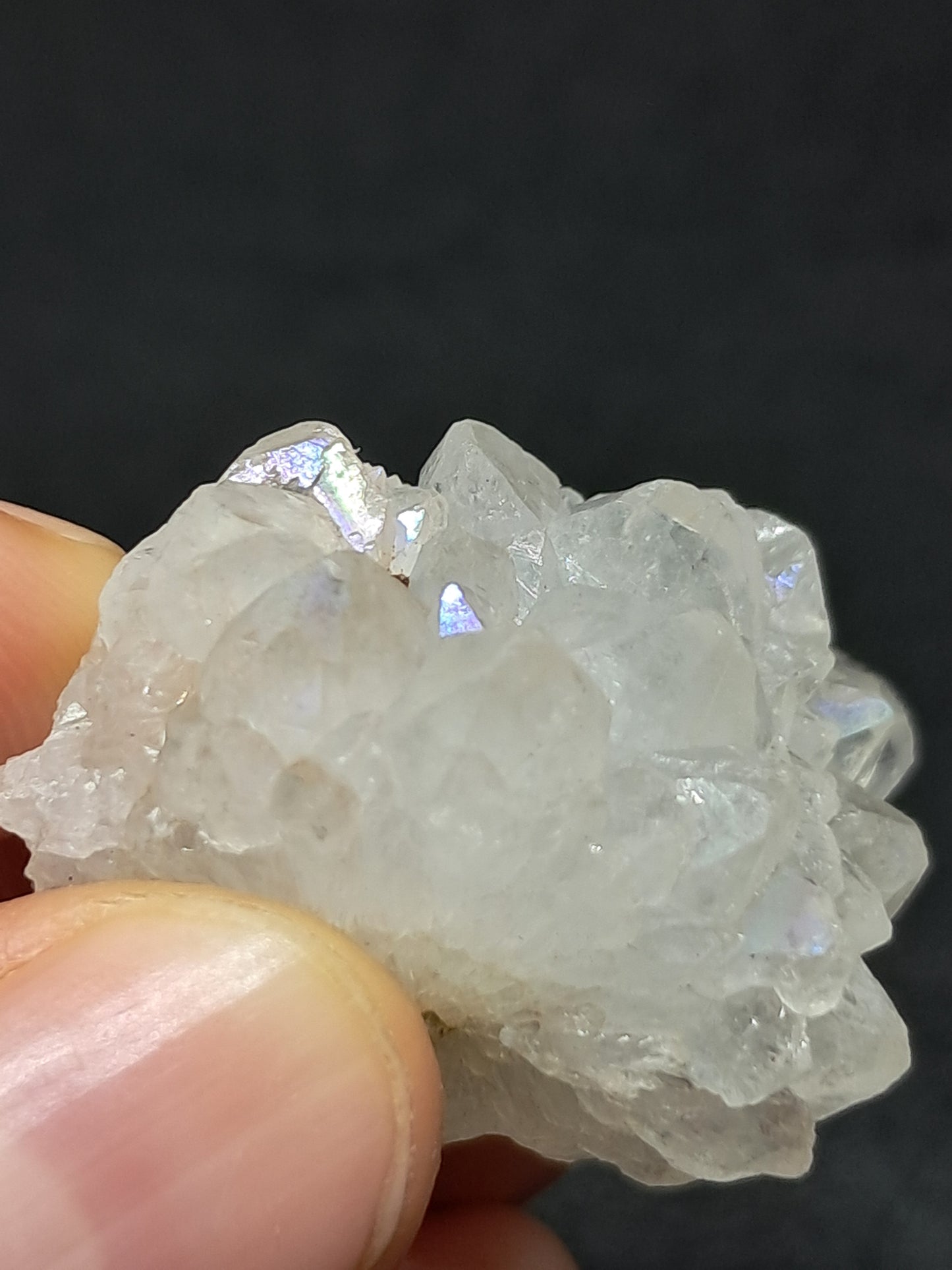Iris Quartz (Aurangabad)| Anandalite | Cluster | Natural Crystal #AQ25