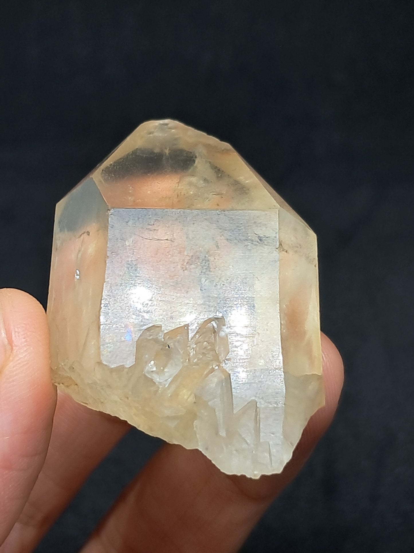 Natural Citrine "Kundalini" (Democratic Republic of Congo) Crystal Point | Mineral Specimen #CTN23