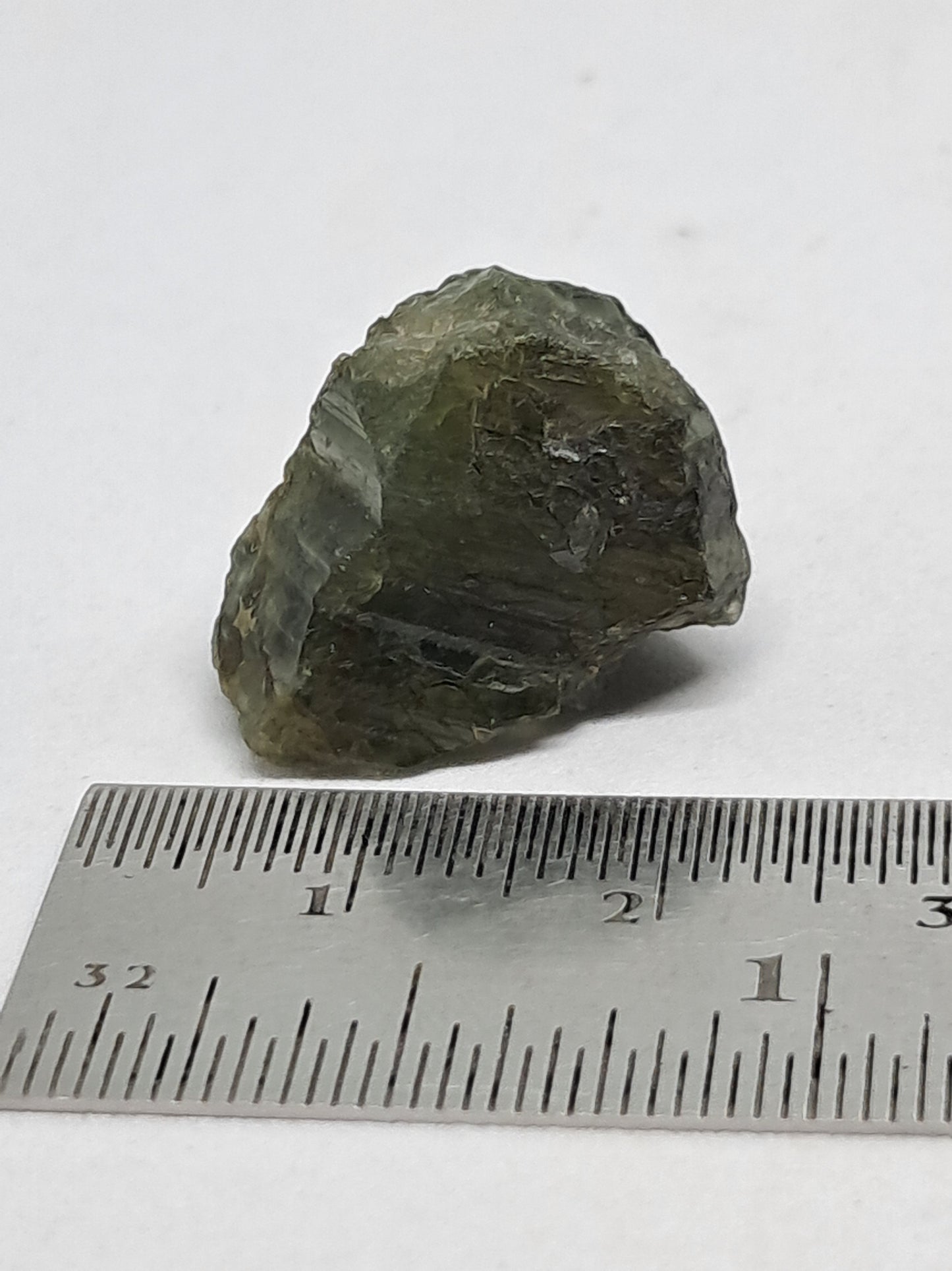 Natural Green Sapphire Crystal (Karur) Rough Stone | Mineral Specimen #SP23
